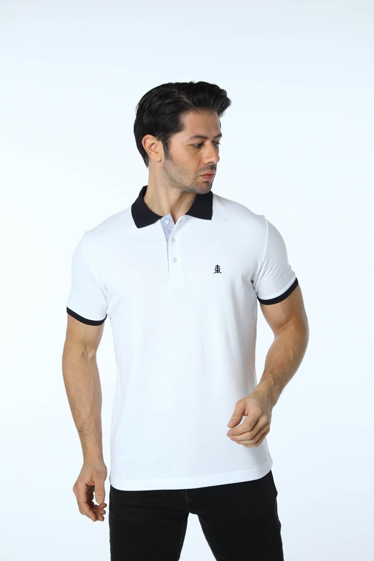 rugatchi %100 Pamuk Polo Yaka T-Shirt