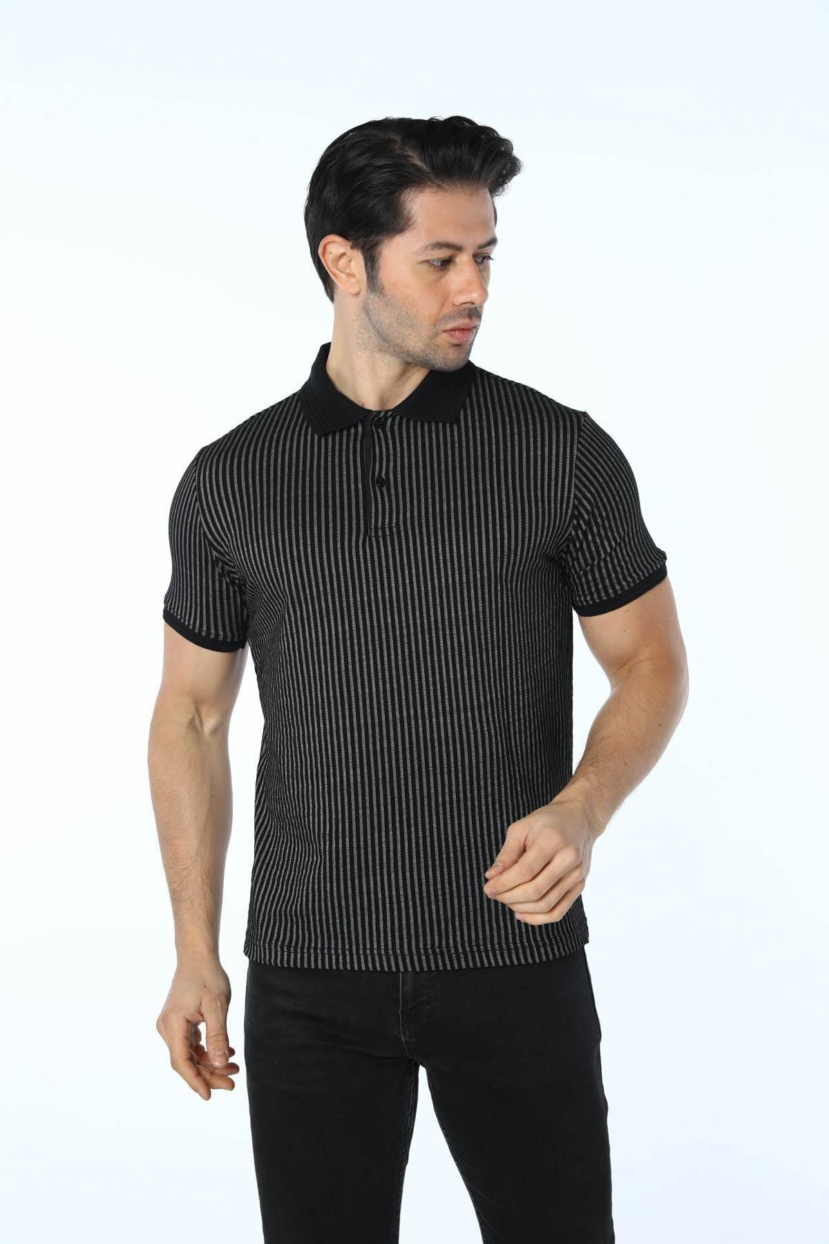 rugatchi Jakarlı Polo Yaka T-Shirt