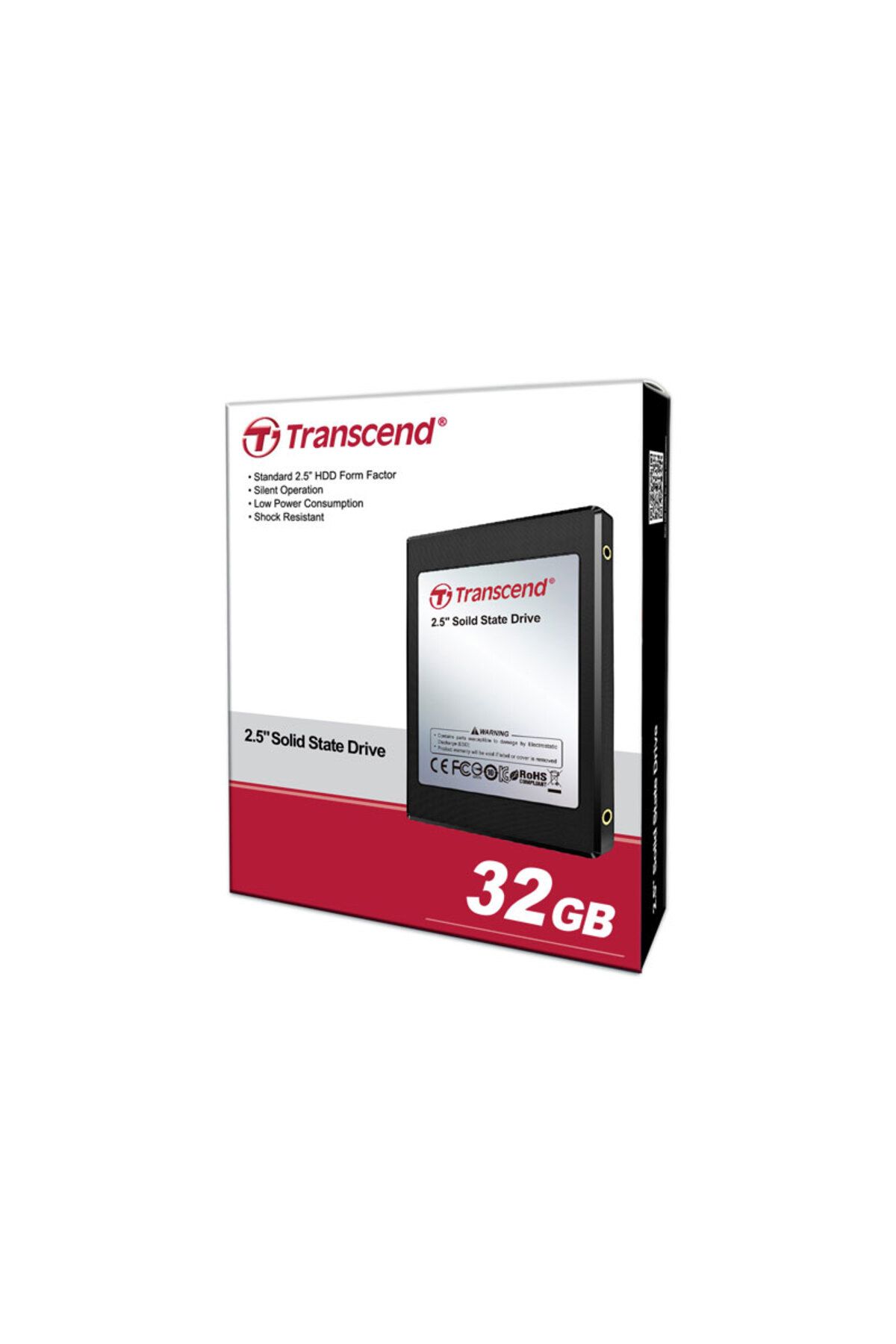 Transcend TS32GPSD330 32 GB PSD330 120/38Mb/s 2.5 inch IDE SSD Harddisk