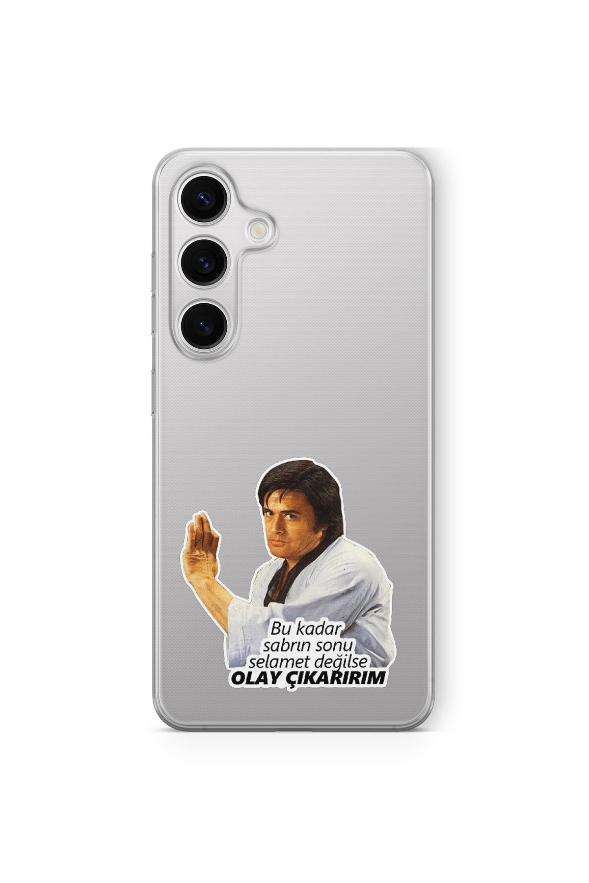 Space Star Samsung Galaxy A35 Uyumlu Olay Çıkarırım Tasarım Baskılı Şeffaf Kılıf