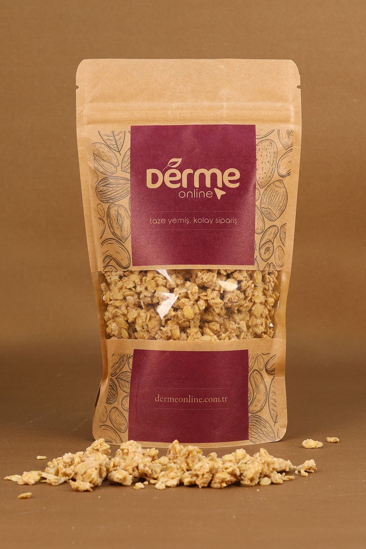 Derme Ballı Granola Sade 500 Gram