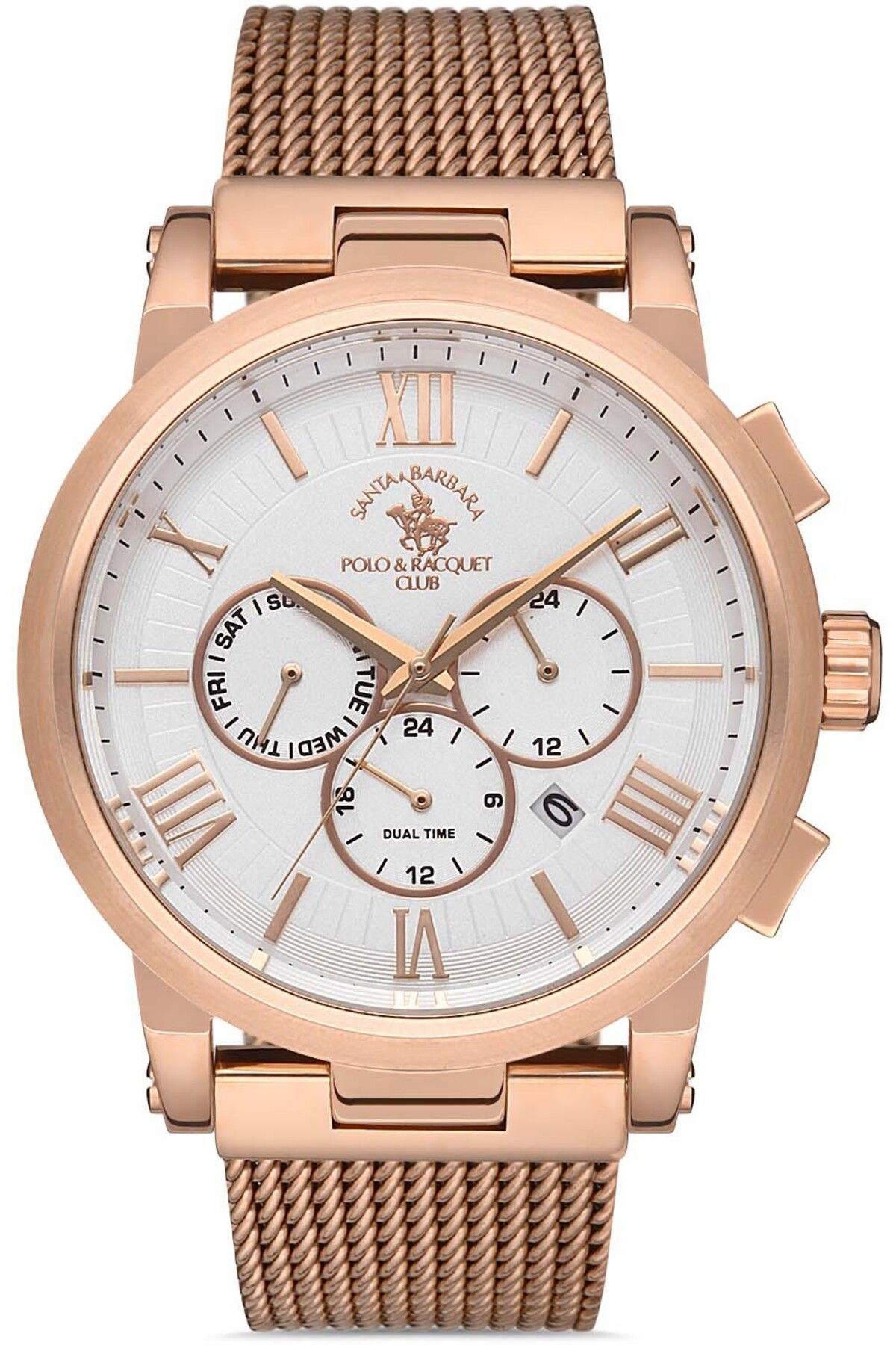 SANTA BARBARA POLO & RACQUET CLUB ERKEK KOL SAATİ S.SB.1.10299.2 46 MM Rose-Gold