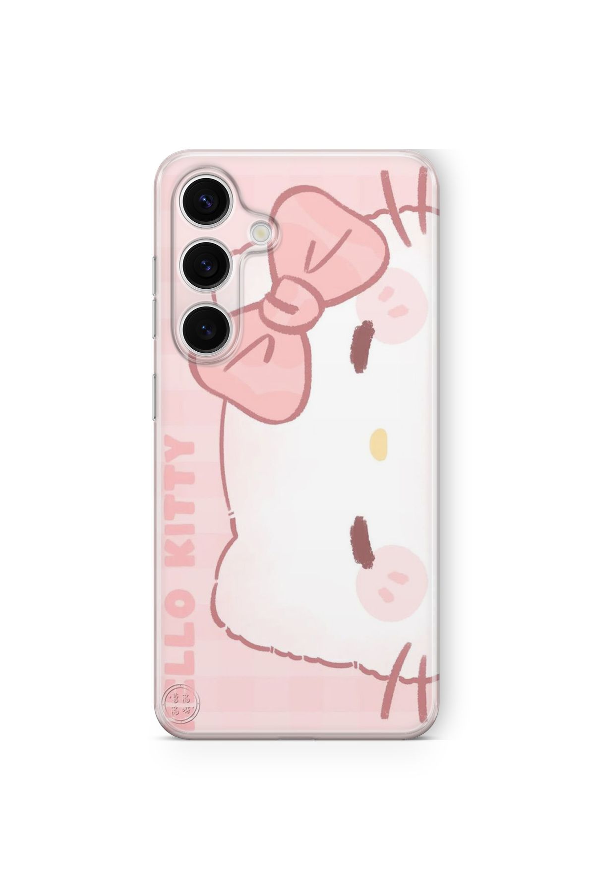 Space Star Samsung Galaxy A05S Uyumlu Hello Kitty Tasarım Baskılı Şeffaf Kılıf
