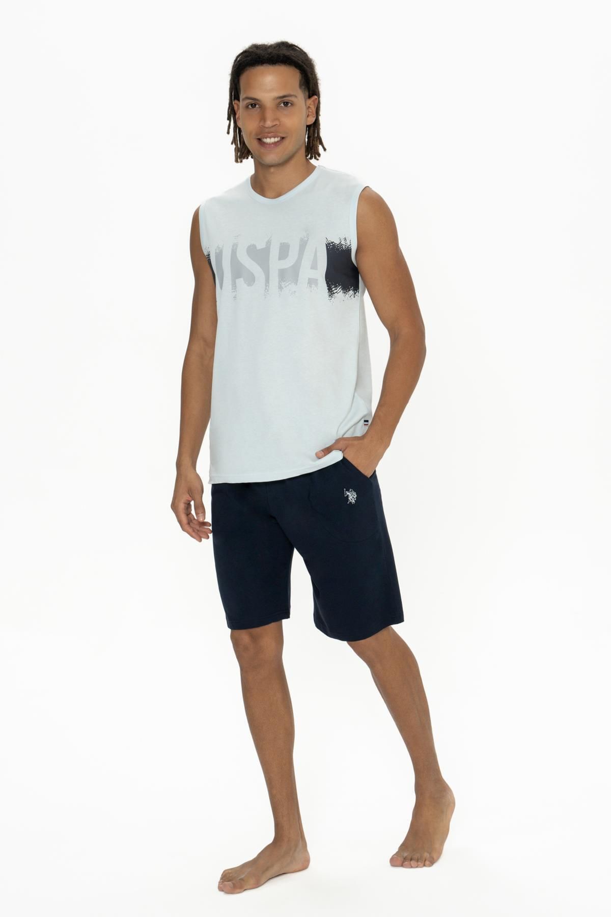 U.S. Polo Assn. U.S. Polo Erkek Kolsuz T-shirt Ve Şort Takım, Lisa