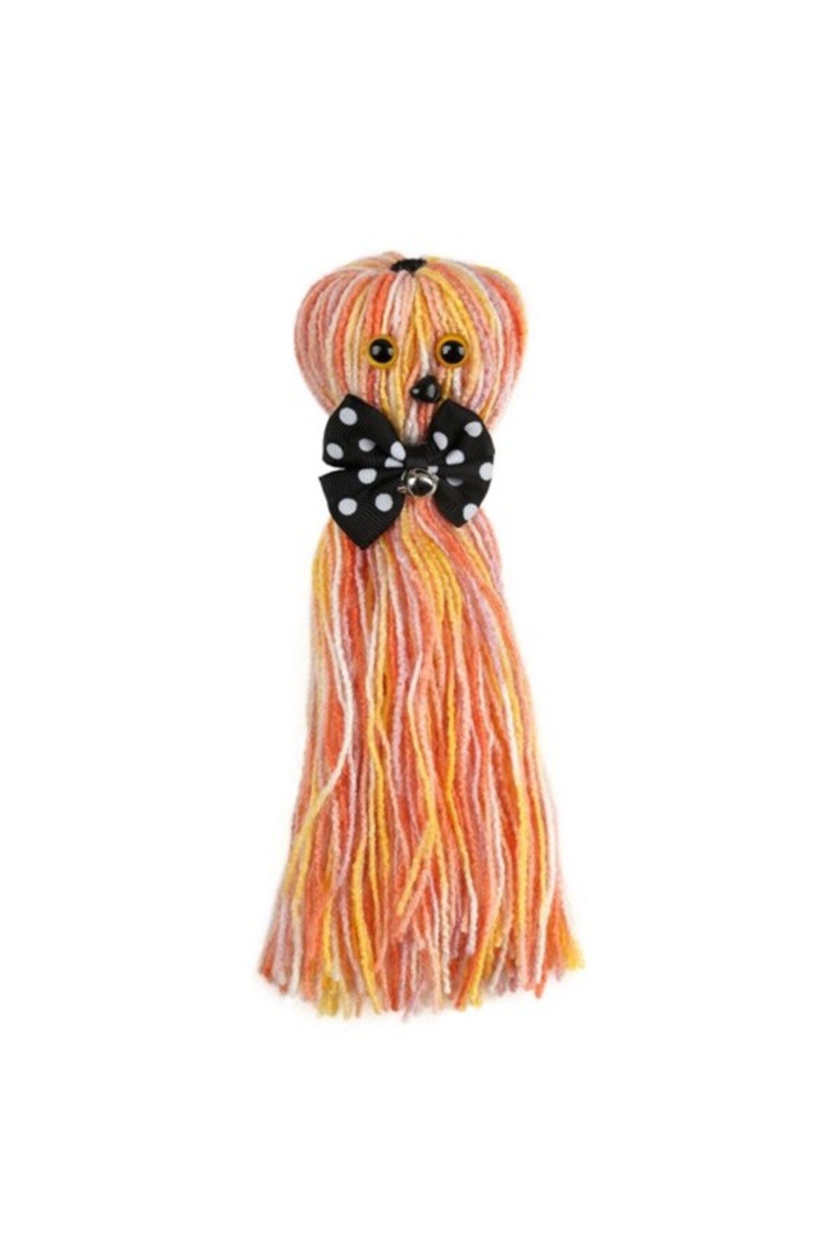 Shop58 Ahtapot Şekilli Zilli Ve İpli Rengarenk Püsküllü Sevimli Kedi Oyuncağı (4172)