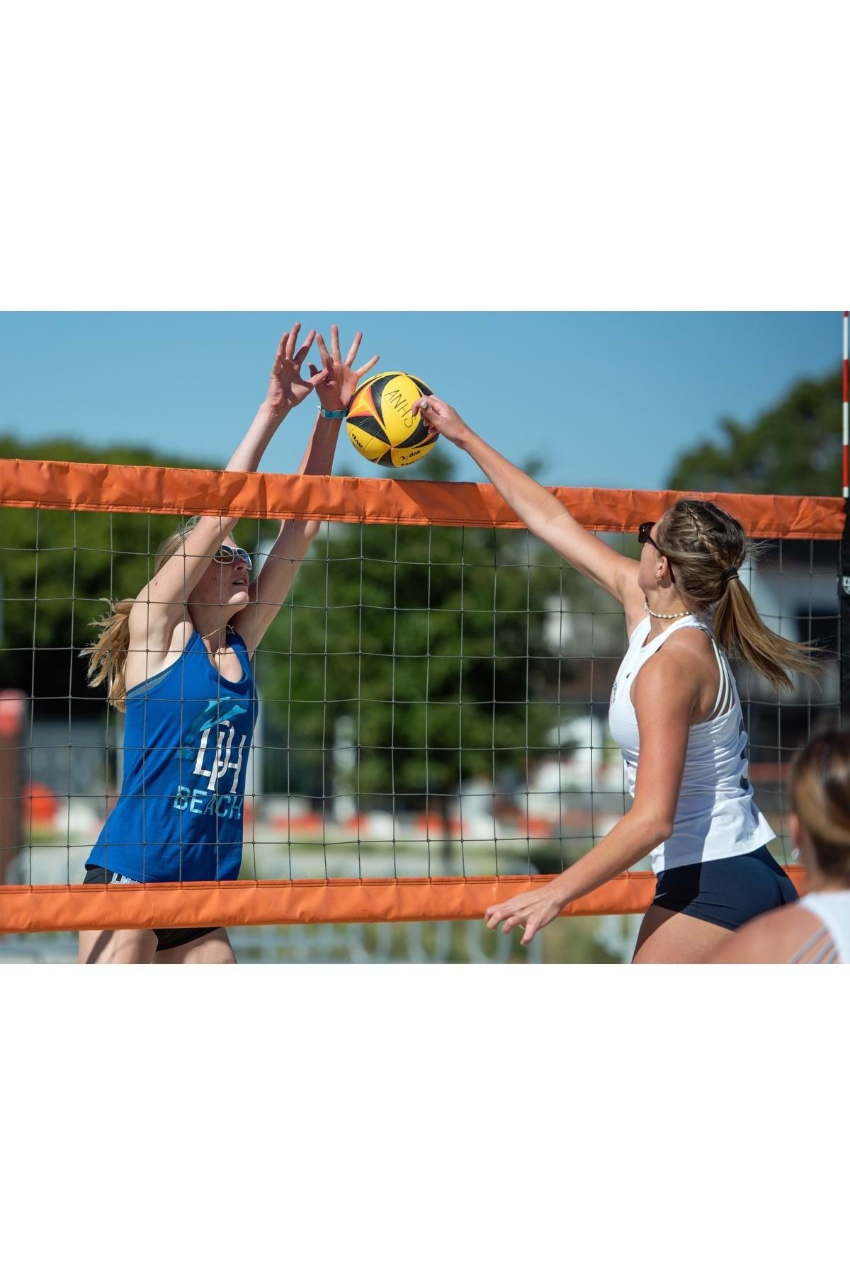 AVESSA Beach Voleybol Filesi Avessa 4 Tarafı Neon Bantlı