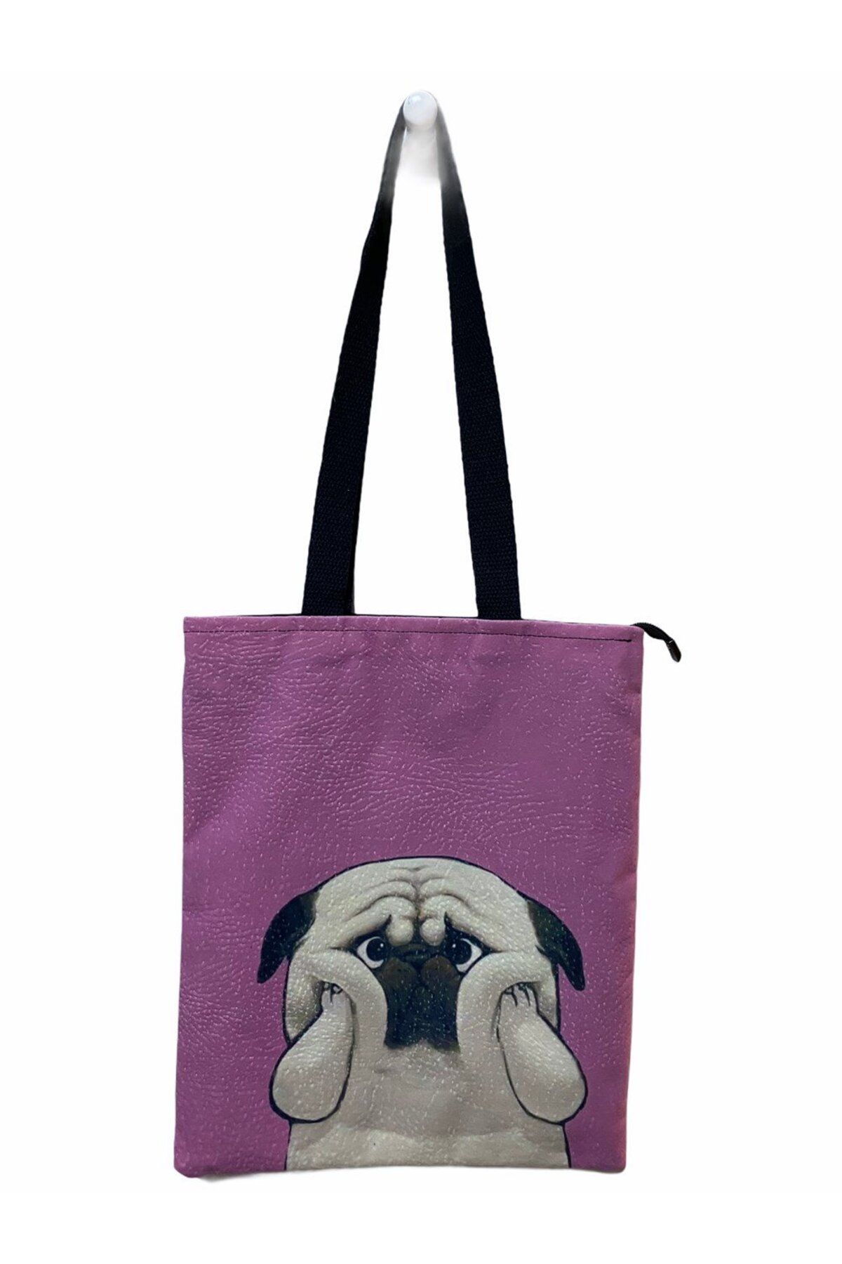 hepsipatili Tonton Köpek Tasarımlı Omuz Çantası 34 x 40 cm