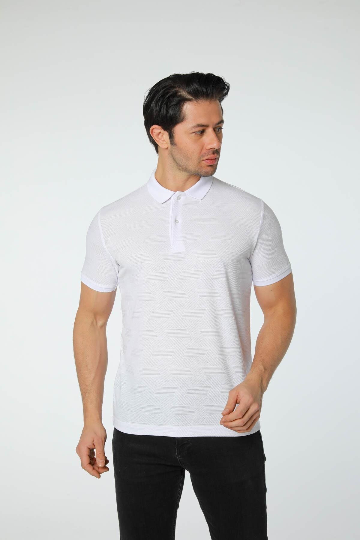 rugatchi Jakarlı Polo Yaka T-Shirt