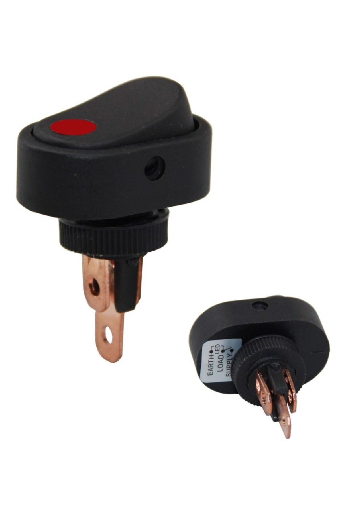 nazeninstoğu 12 Volt Dc 20 Amper On-Off Işikli Anahtar Asw-20D-2 (Ic-132A-2)