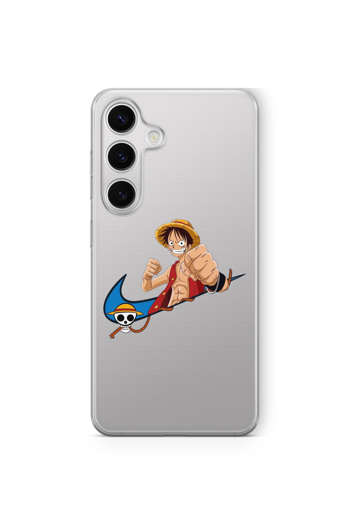 Space Star Samsung Galaxy A15 Uyumlu Monkey D. Luffy Tasarım Baskılı Şeffaf Kılıf