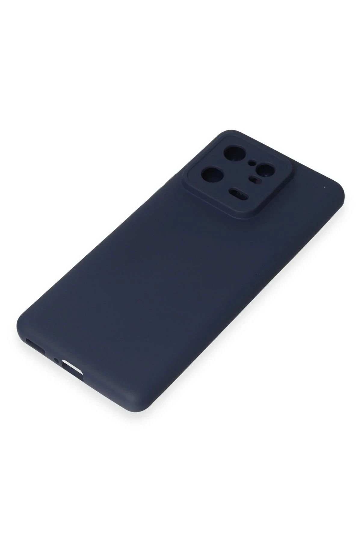 NewFace Xiaomi Mi 13 Pro Kılıf Nano içi Kadife Silikon - Lacivert WLZOR