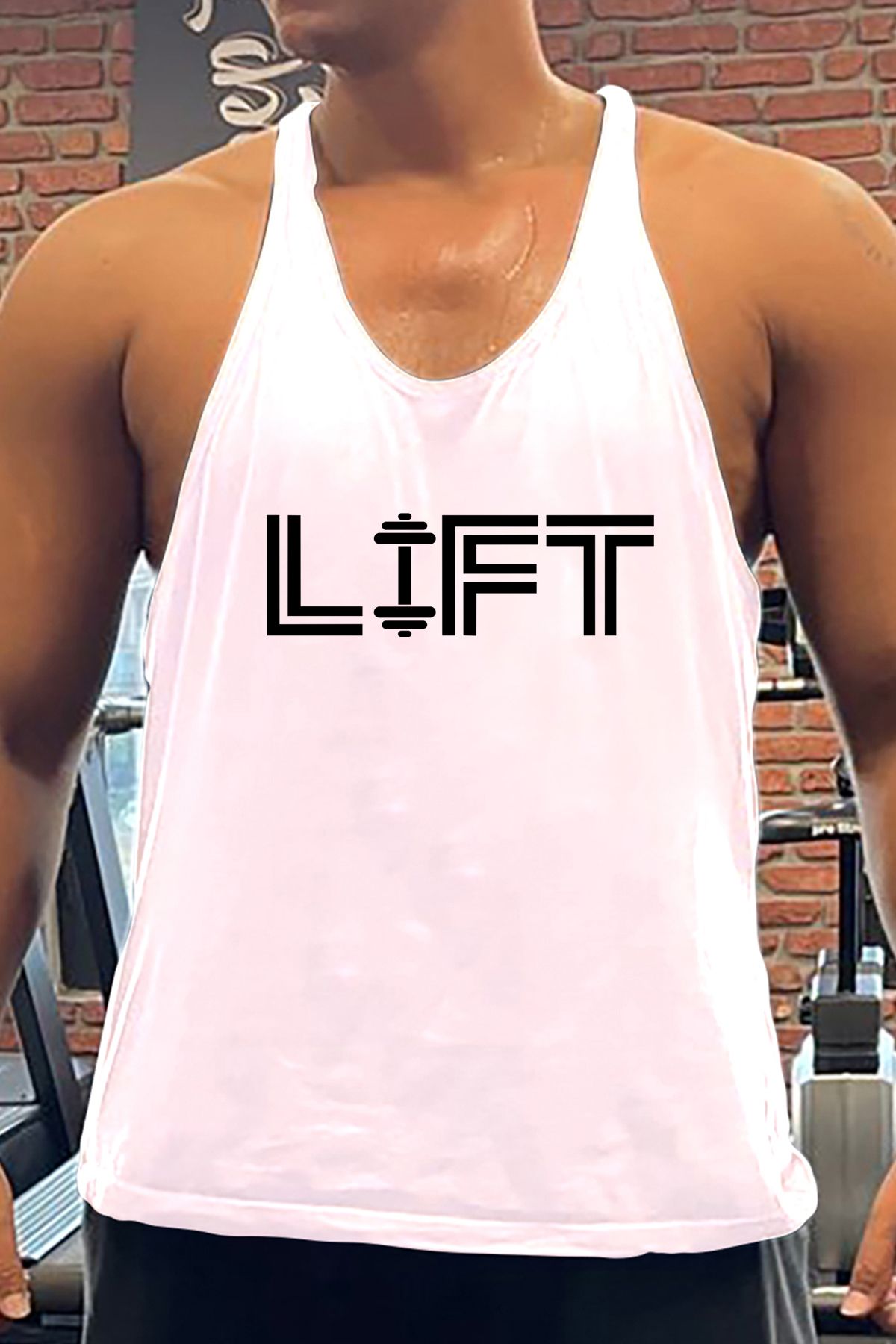 BLUU LiftQ Gym Fitness Tank Top Sporcu Atleti