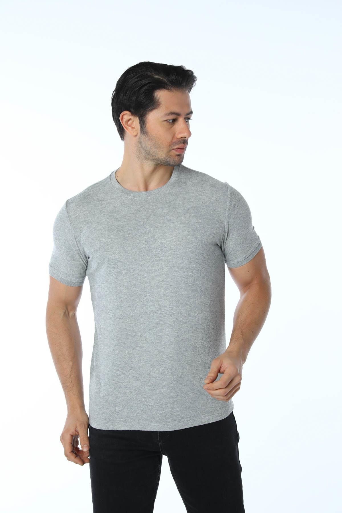 rugatchi Jakarlı Bisiklet Yaka T-Shirt
