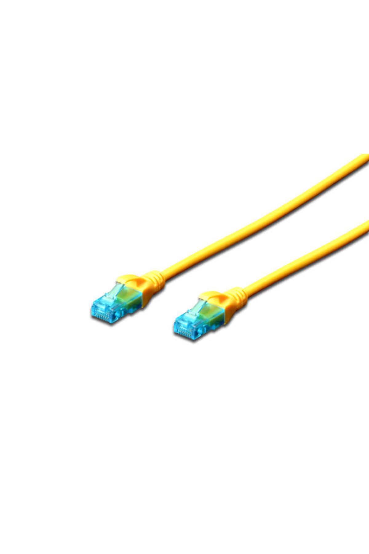Beek BC-U5070Y 7 Mt CAT5E U/UTP AWG26 Sarı Patch Cord Kablo