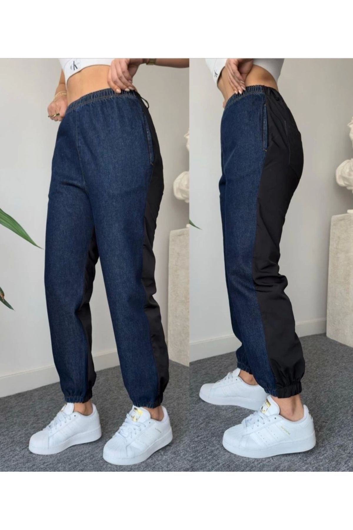 nedo7 6627 KOT PANTOLON-MAVİ