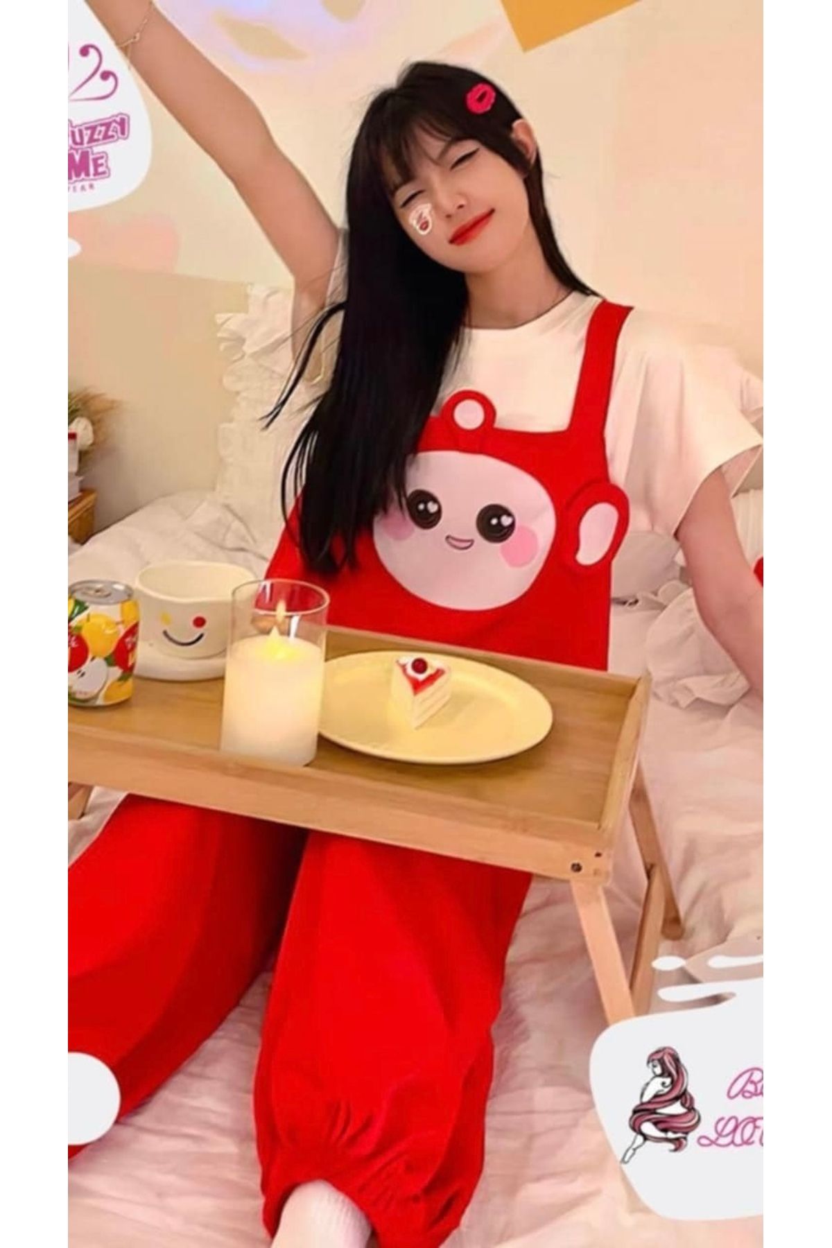 TULUM'S Kadın tulum pijama takımı standart beden