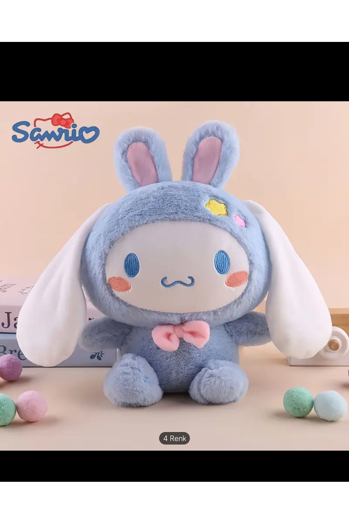 Redhead Sanrio Kawaii Peluş Oyuncak Hello Kitty Cinnamon 25 Cm