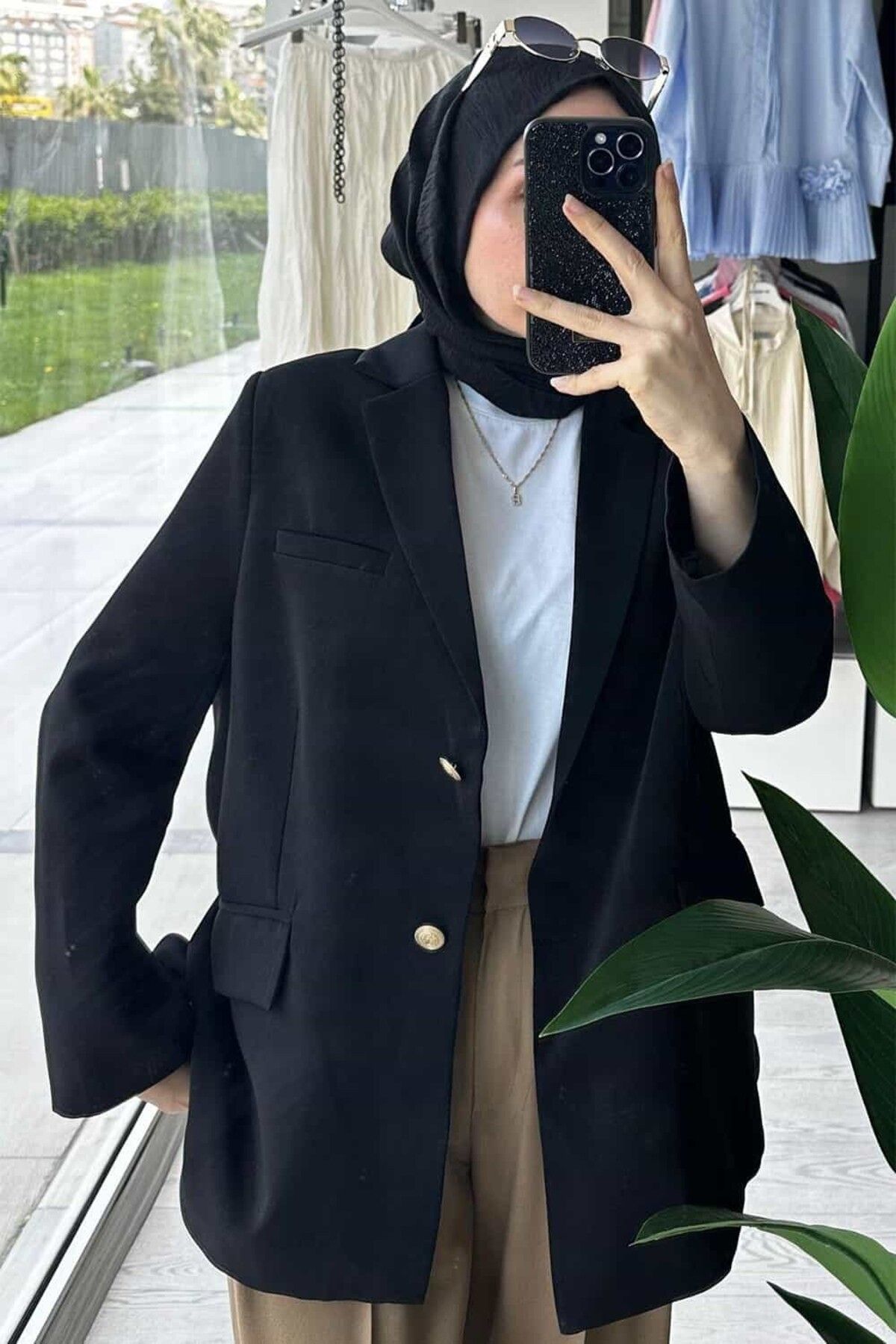 ByBensu Blazer Ceket - Siyah