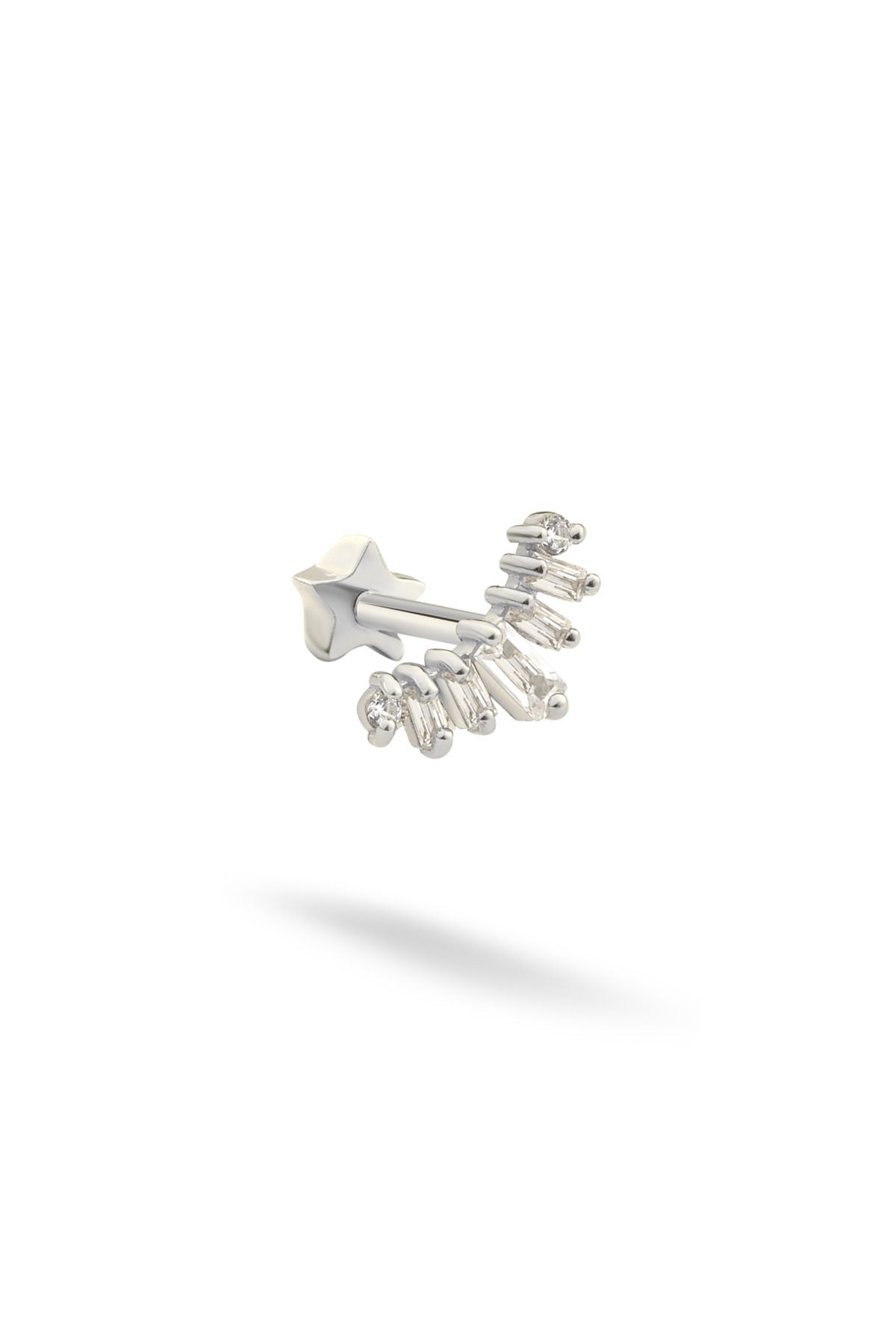 Lunia Atelier Yedi Taşlı Altın Piercing