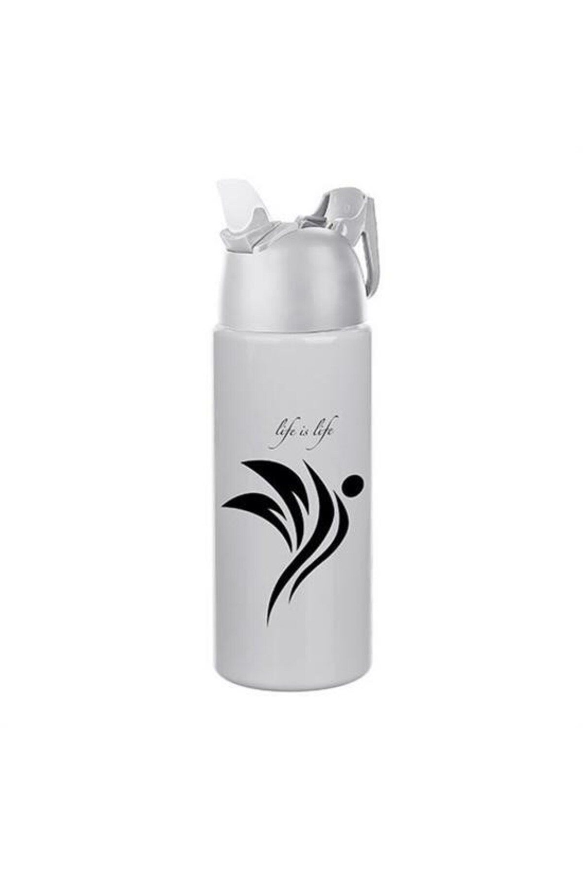 Shop58 Kilitlenebilen Matara Güvenlikli Suluk Sporcu Matarası Spor Su Şişesi İçecek Şişesi 700ml (4172)