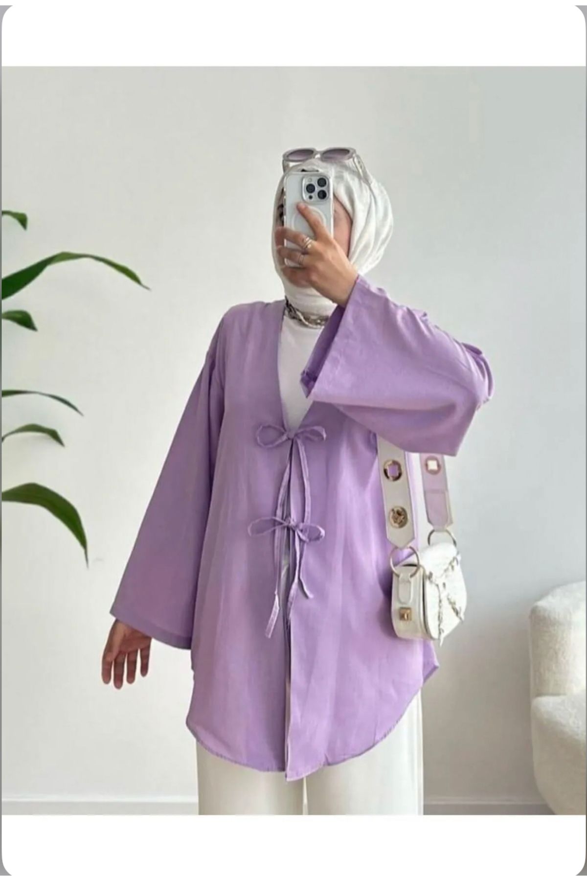 KMR Kimono Tunik Önü Bağlamalı