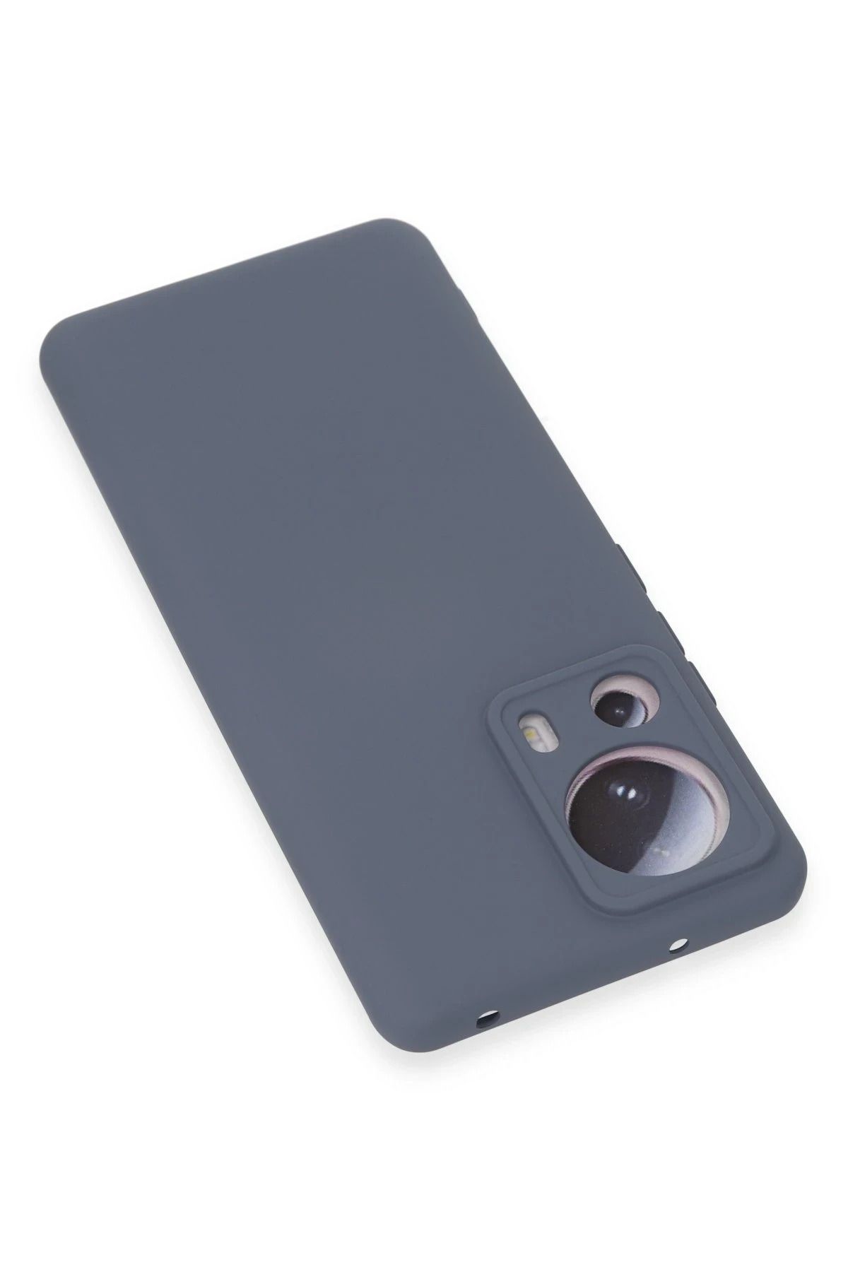 NewFace Xiaomi Mi 13 Lite Uyumlu Kılıf Nano içi Kadife Silikon - Gri WLZOR