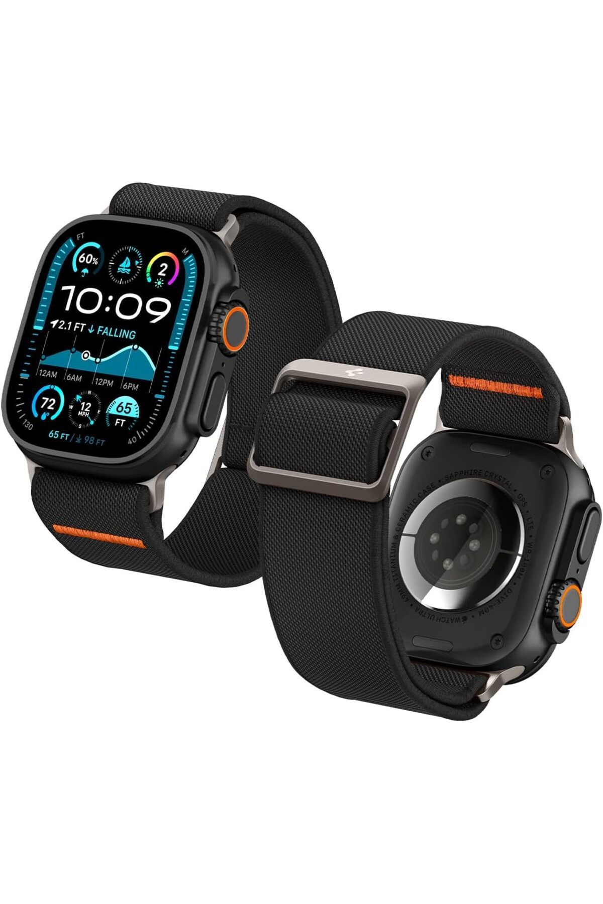 DERİK Derik Watch 49mm Ultra 2/1 - 46mm Seri 10 - 45mm Seri 9/8/7 - 44mm Seri SE2/SE/6/5/4 Kordon Kayış
