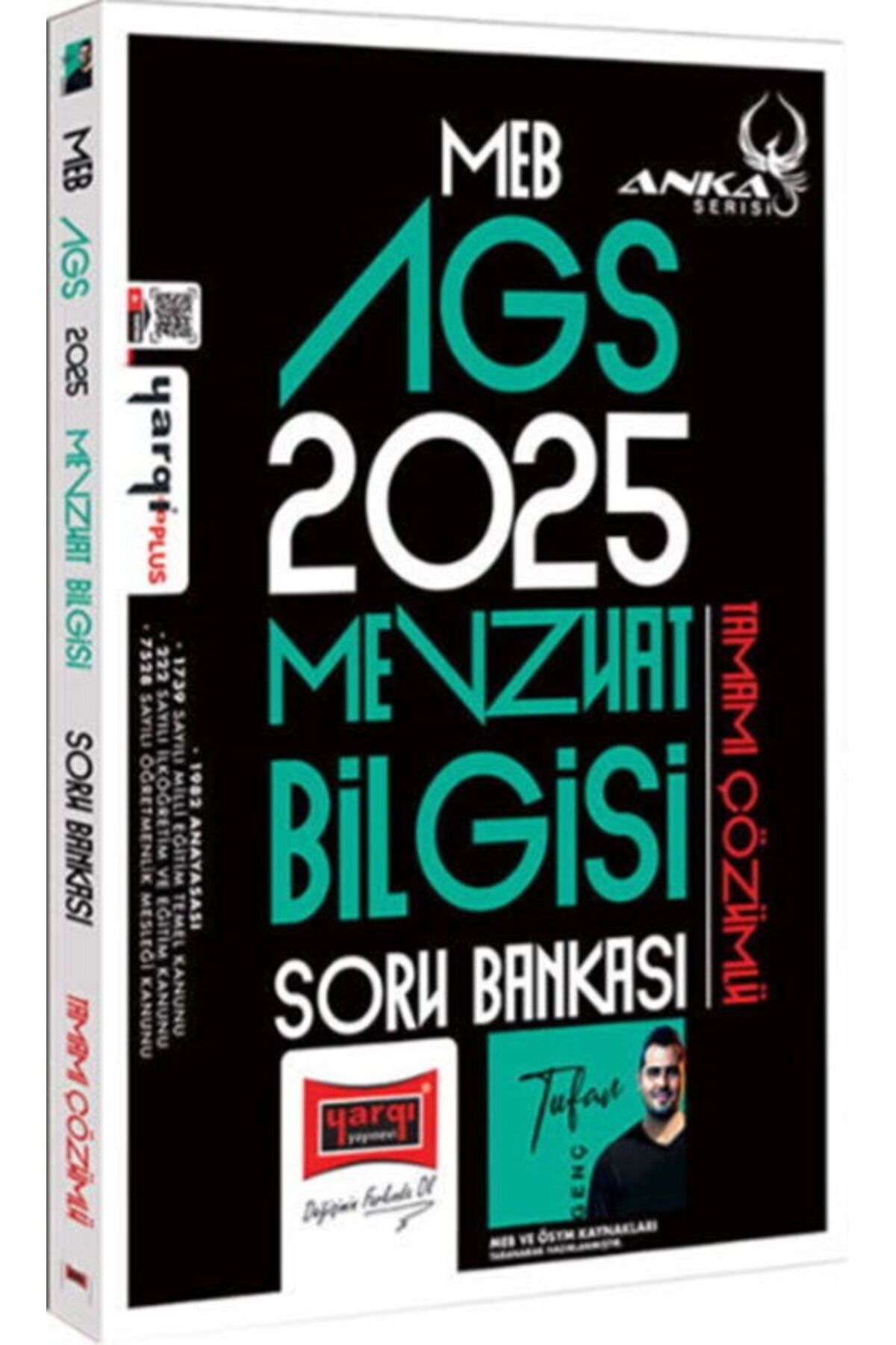 Yargı Yayınları Yargı Yayınları 2025 MEB AGS Anka Serisi Mevzuat Bilgisi Tamamı Çözümlü Soru Bankası