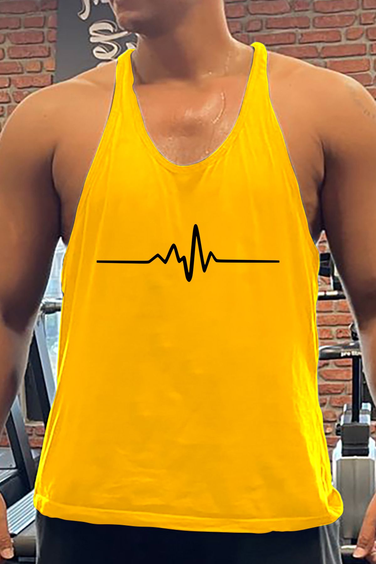 BLUU HeartAttack Gym Fitness Tank Top Sporcu Atleti