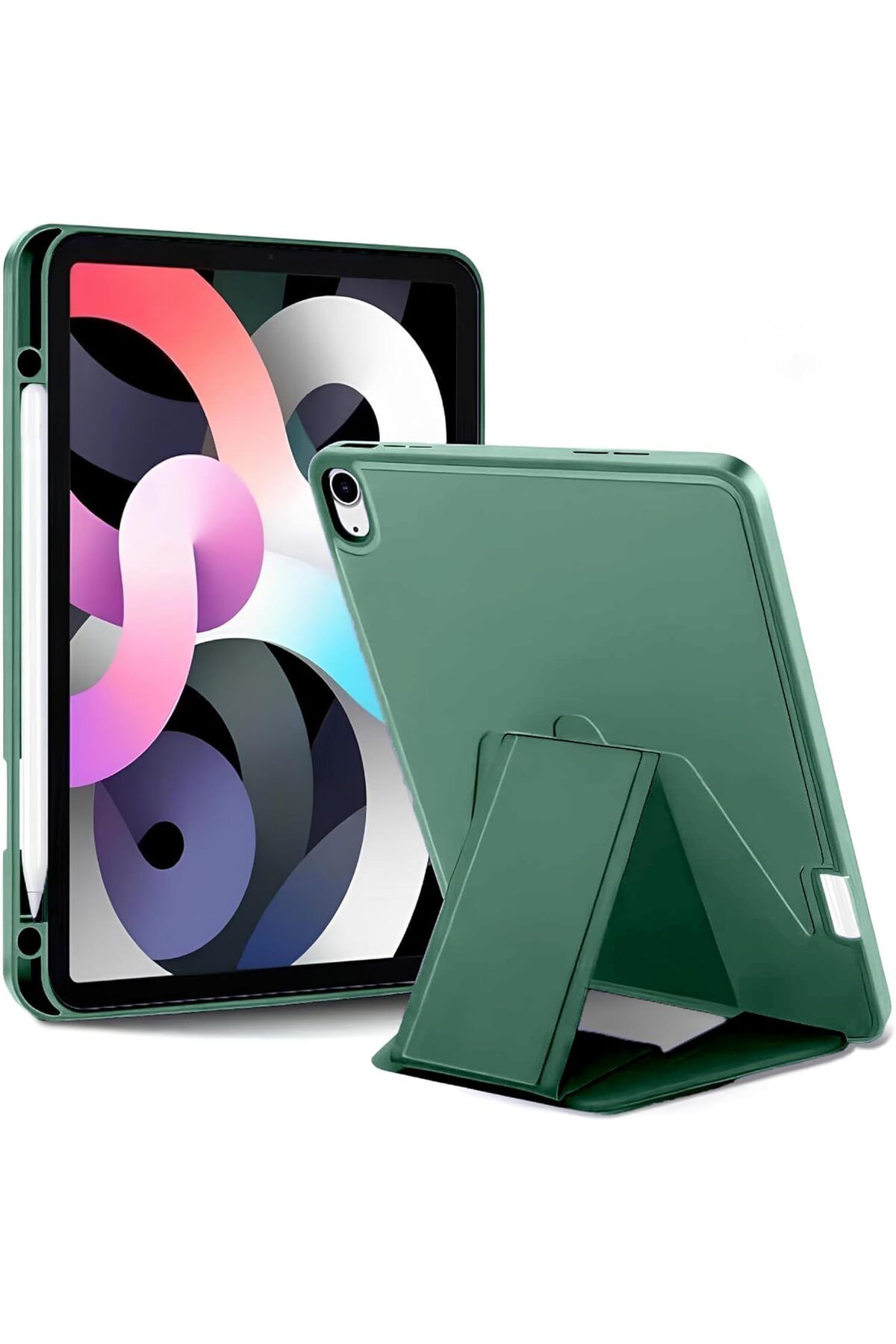 DERİK Derik iPad Tablet İle Uyumlu Kılıf Lüks Kadife İç Kaplamalı Suni Deri Mıknatıslı Standlı