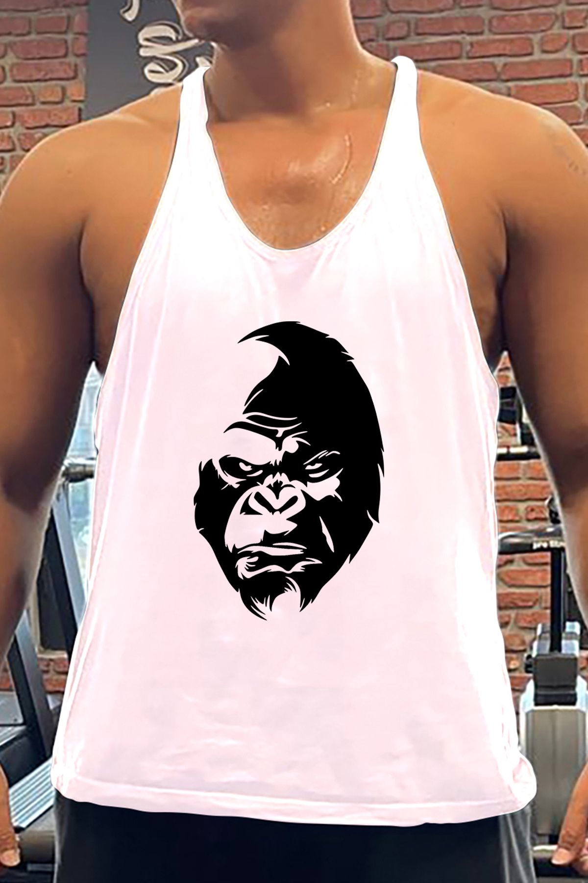 BLUU Monk Gym Fitness Tank Top Sporcu Atleti