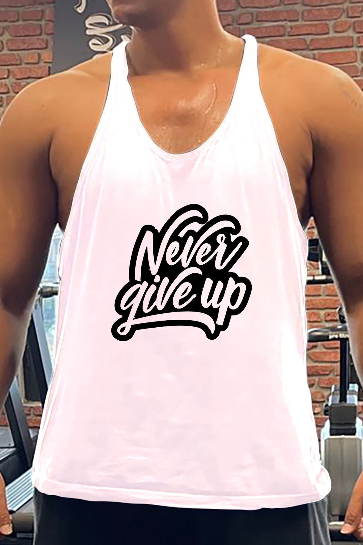 BLUU PuNever Gym Fitness Tank Top Sporcu Atleti