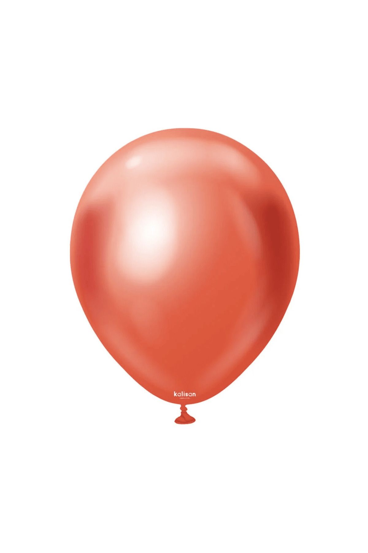 Partweety Kalisan Kırmızı Mirror Krom Balon 12 inc 5 Adet