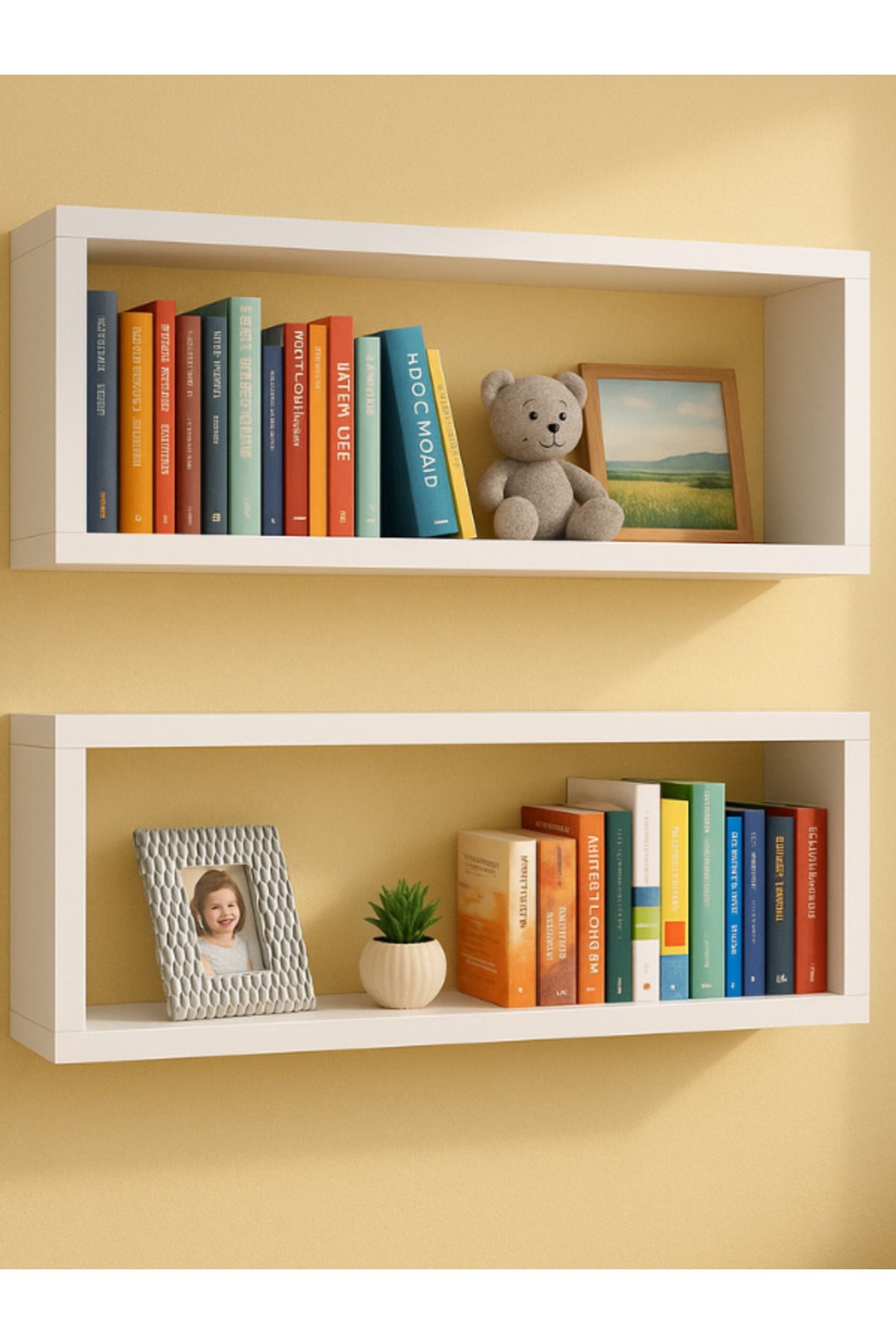 shop 2'li Duvar Kitaplığı