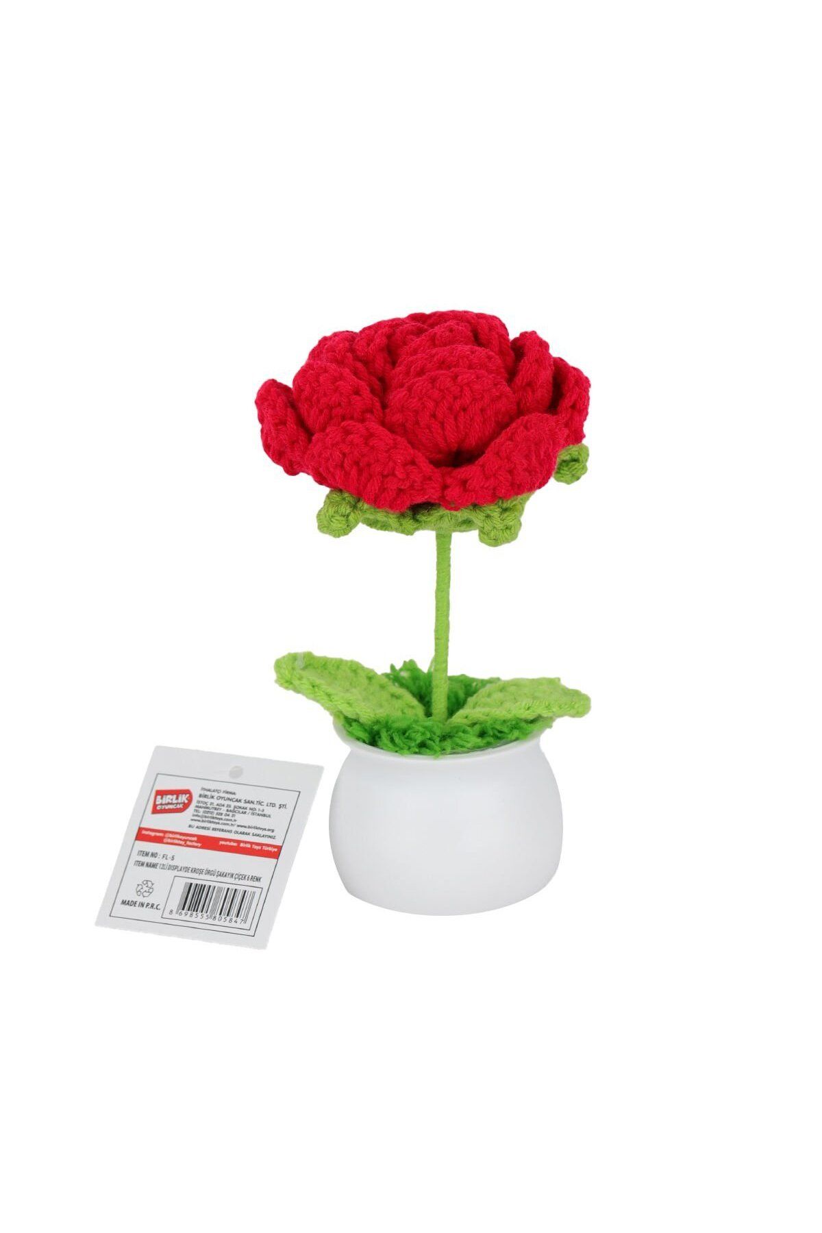 BİRLİK TOYS FL-5 Kroşe Örgü Şakayık Çiçek -Birliktoys