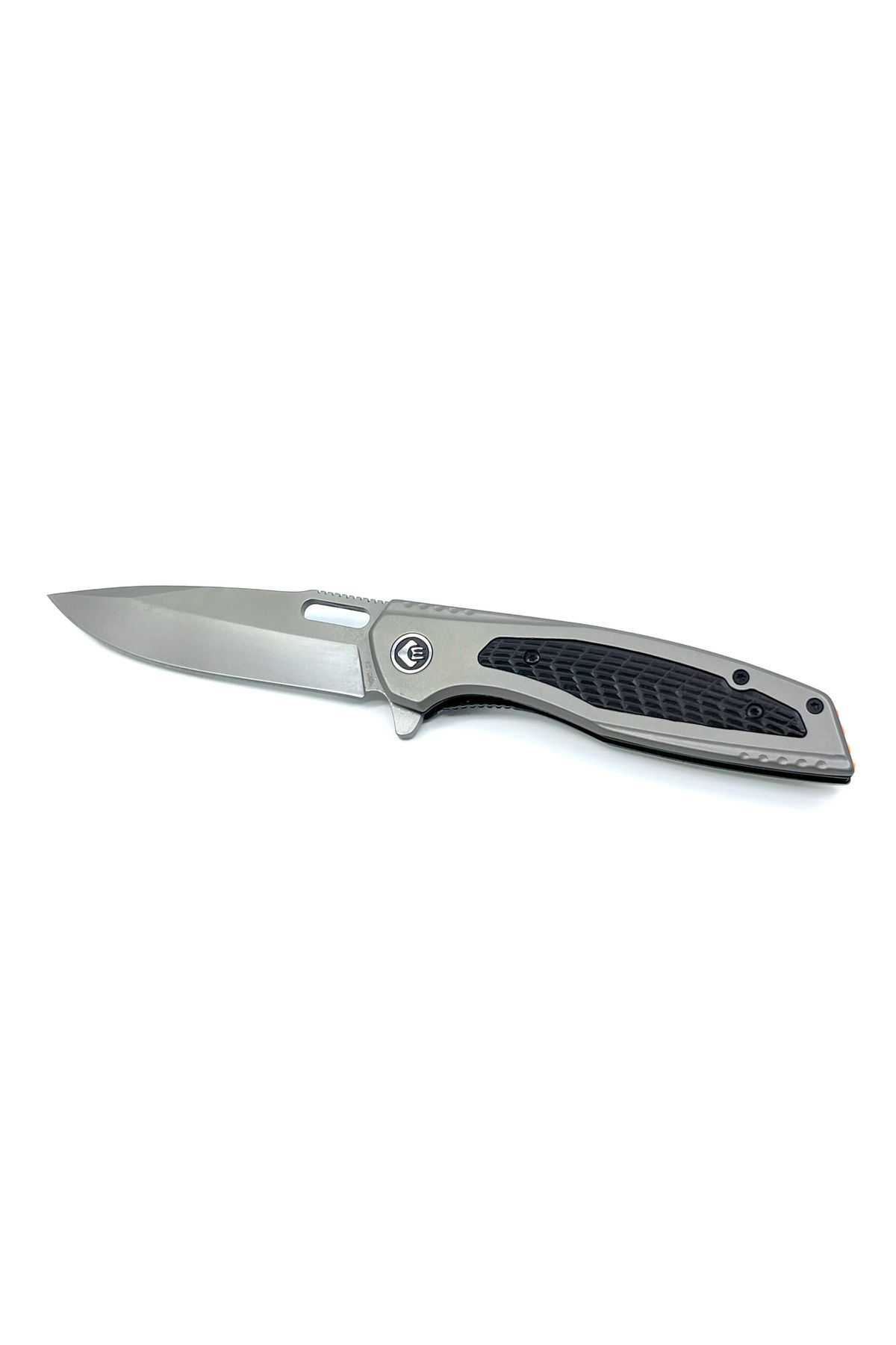 Bıyıklı Tobacco Flipper Mekanizmalı EDC Çakı - Gri