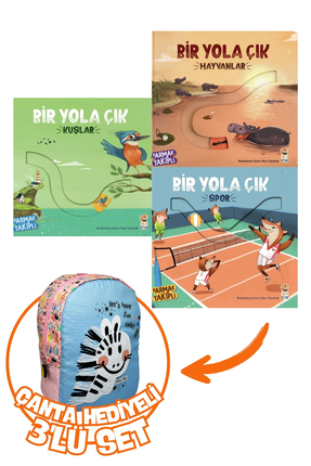 Sincap Kitap Bir Yola Çık Spor-Kuşlar-Hayvanlar 3'lü Set + Hediye Smiley Baby...