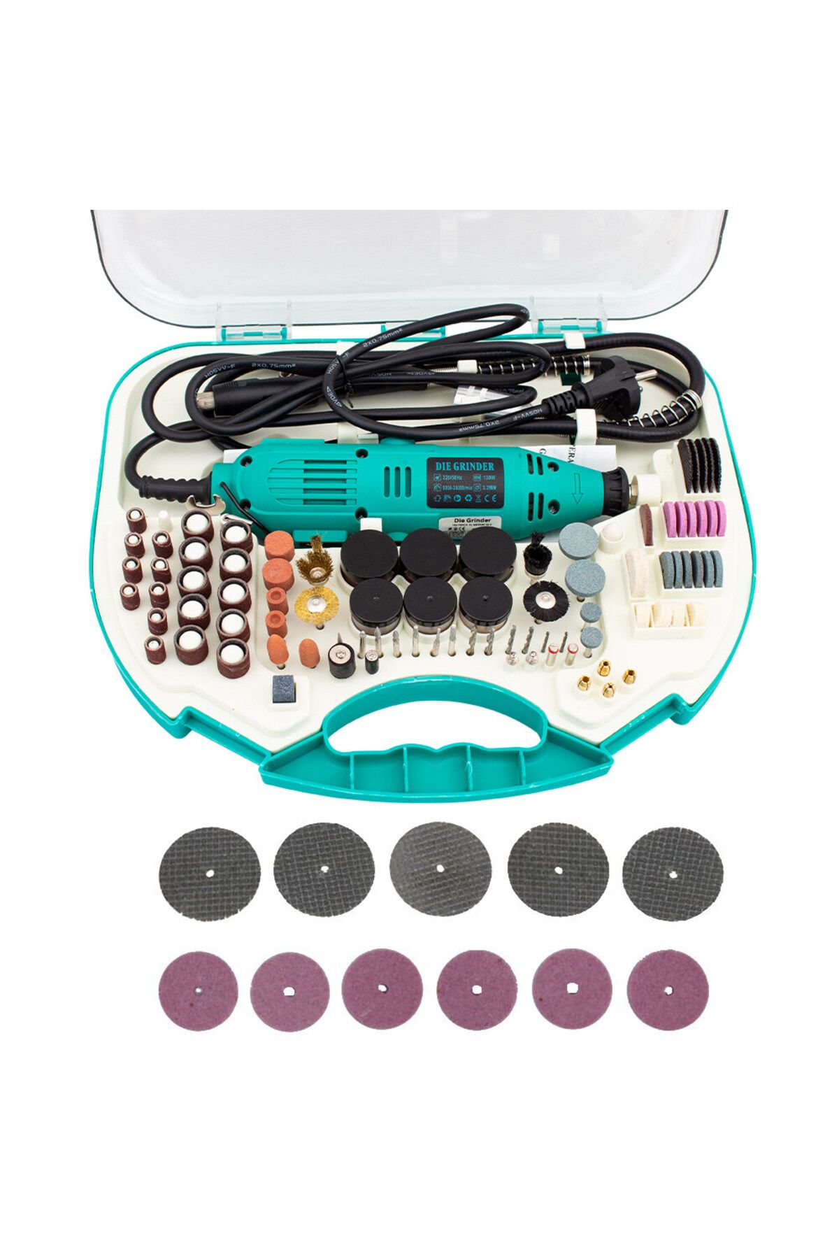 Emperium DIE GRINDER 180 PARÇA MATKAPFREZETAŞLAMA SETİ (5122)