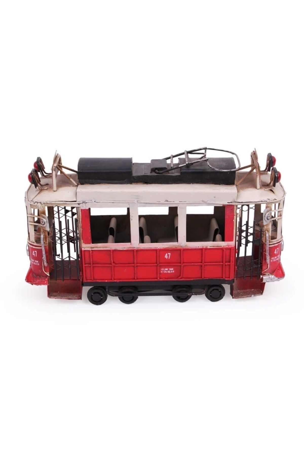 STOREMAX Dekoratif Metal Taksim Tramvay