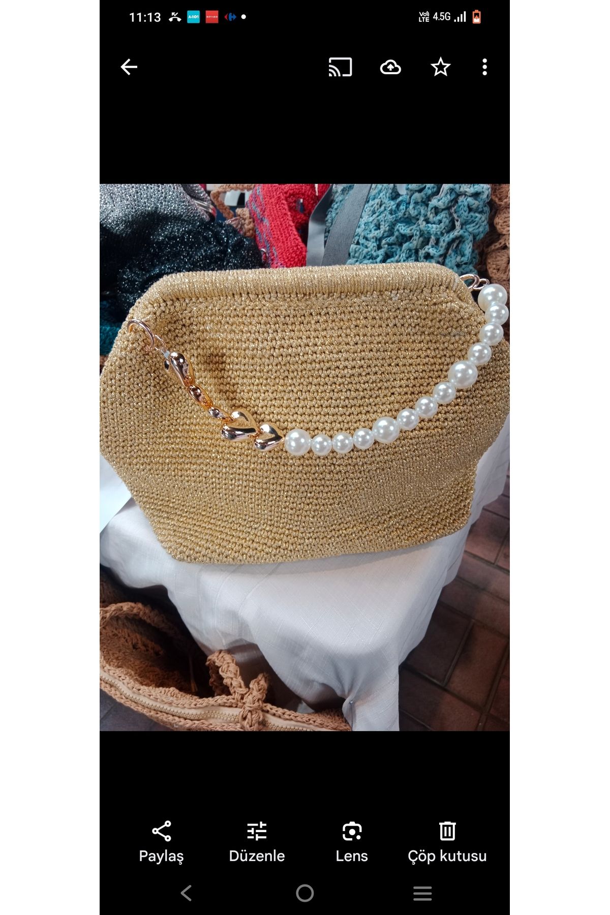 ipek butik Burslu abiye el çantası