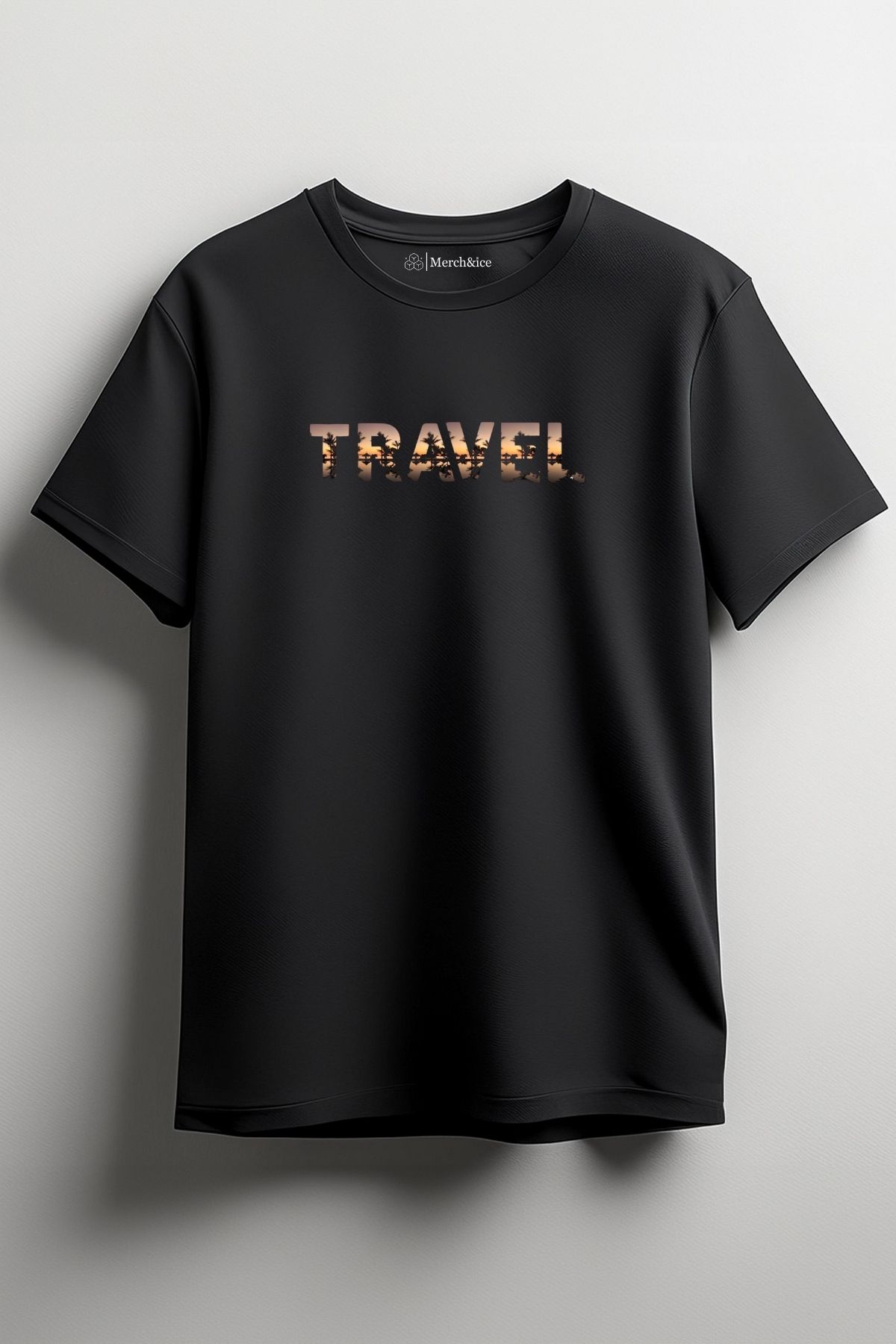 Merch&ice Travel Baskılı Unisex T-Shirt