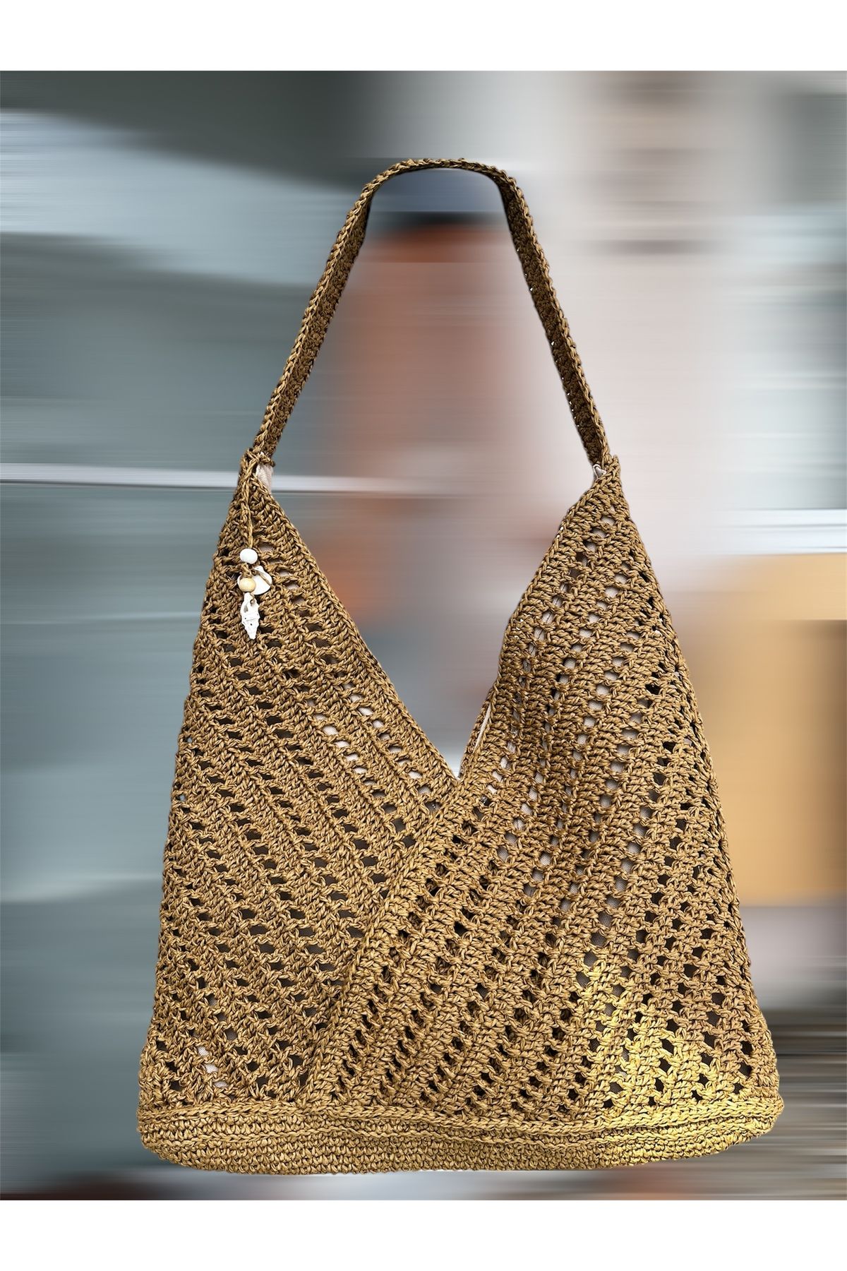shop Kağıt ip çanta heybe çanta hasır çanta shopper çanta paper yarn bag