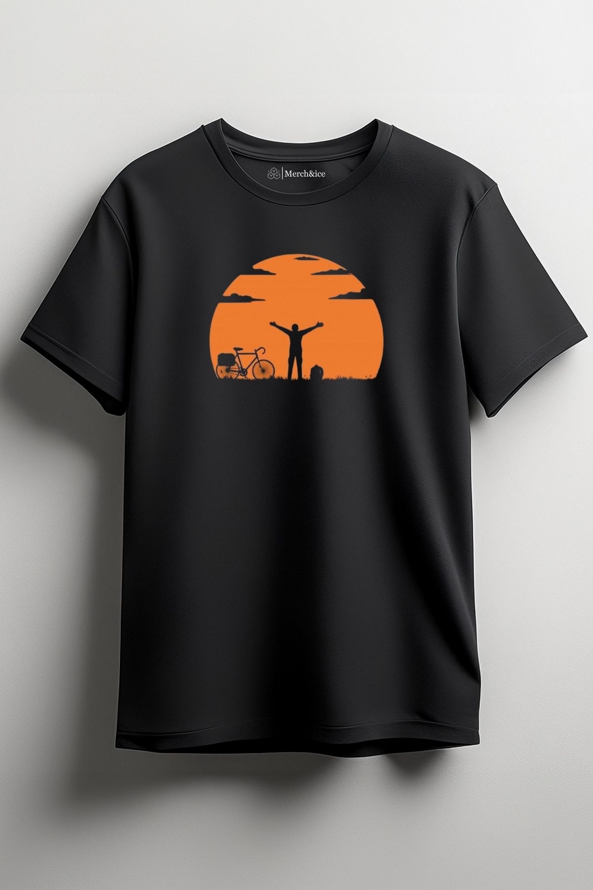 Merch&ice Bisikletim ve Ben Özgürüm Baskılı Unisex T-Shirt