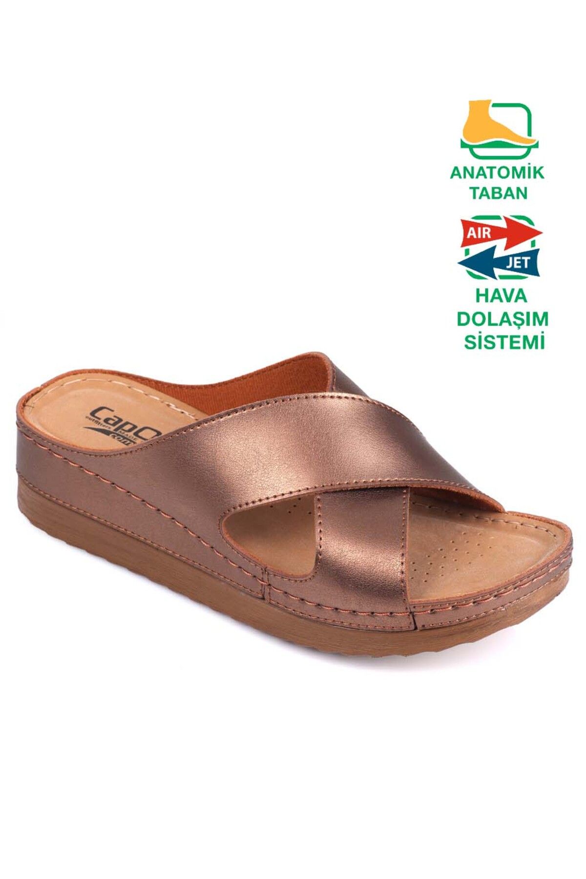 Capone Outfitters Kandy Z0632 Damskie Komfortowe Anatomiczne Kapcie Kobieta - 39