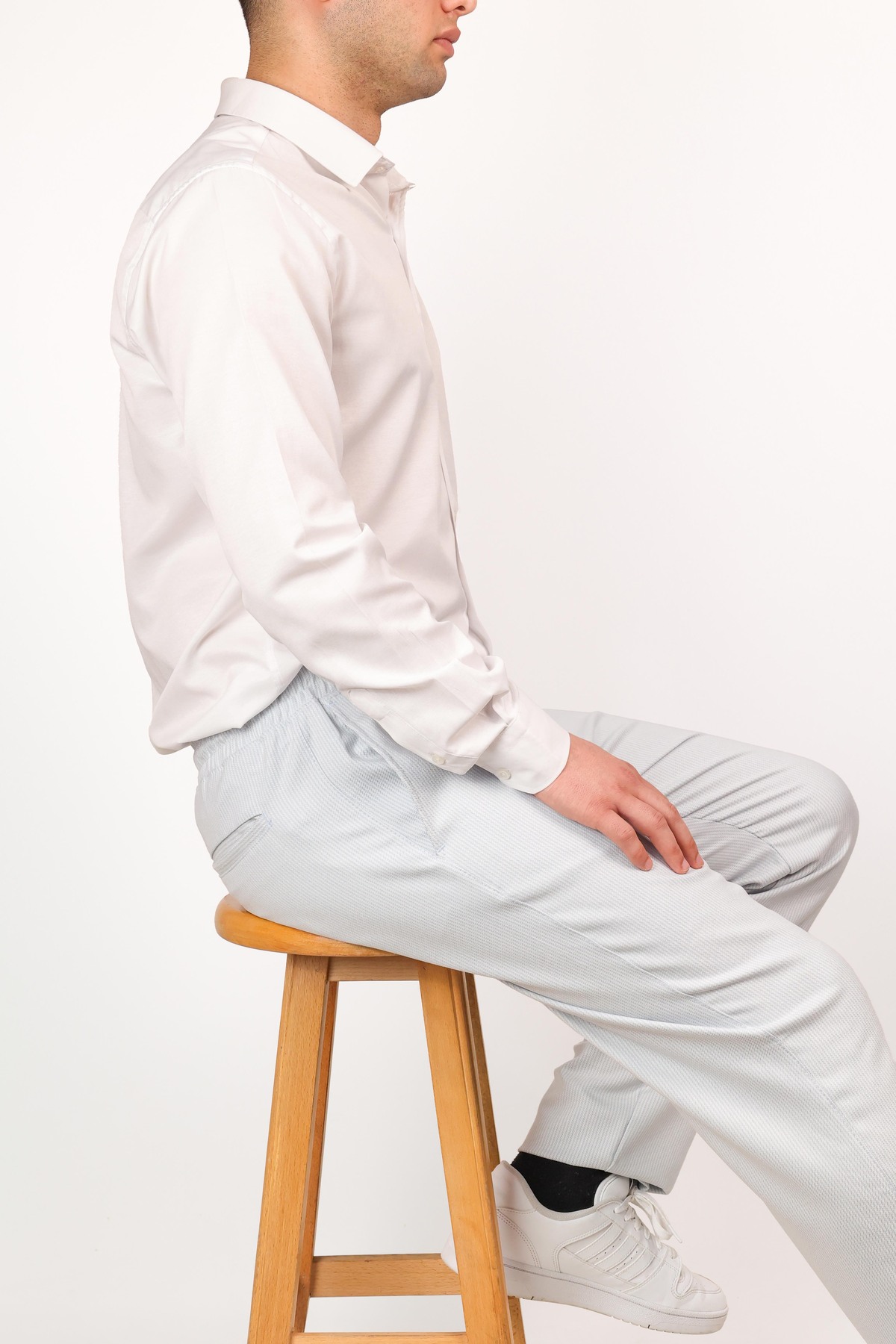 EXPIER Erkek Regular Fit Normal Kesim Chino Jogger Lastikli Düz Paça ...