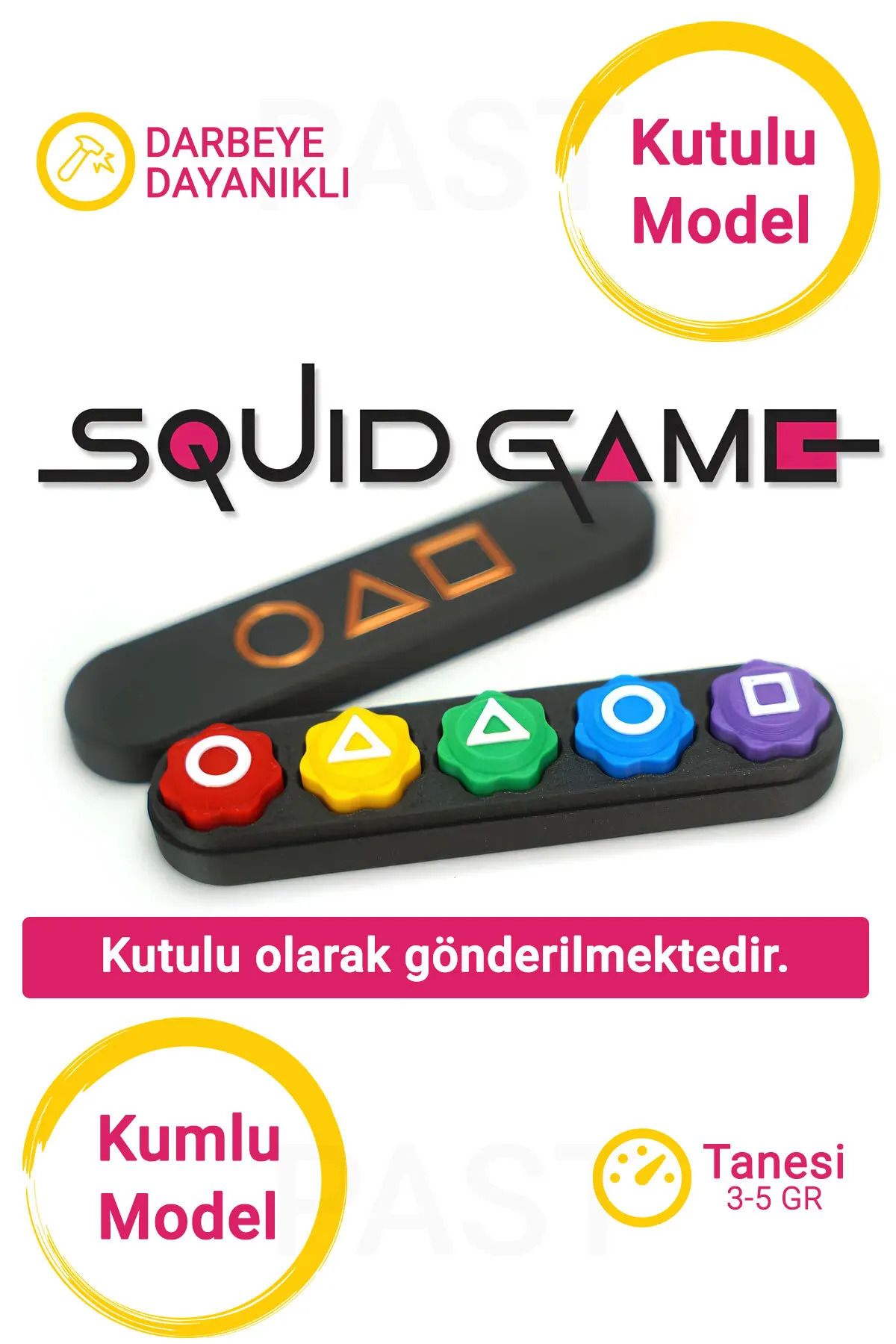 Art Tone SQUİD GAME BEŞ TAŞ KUTULU