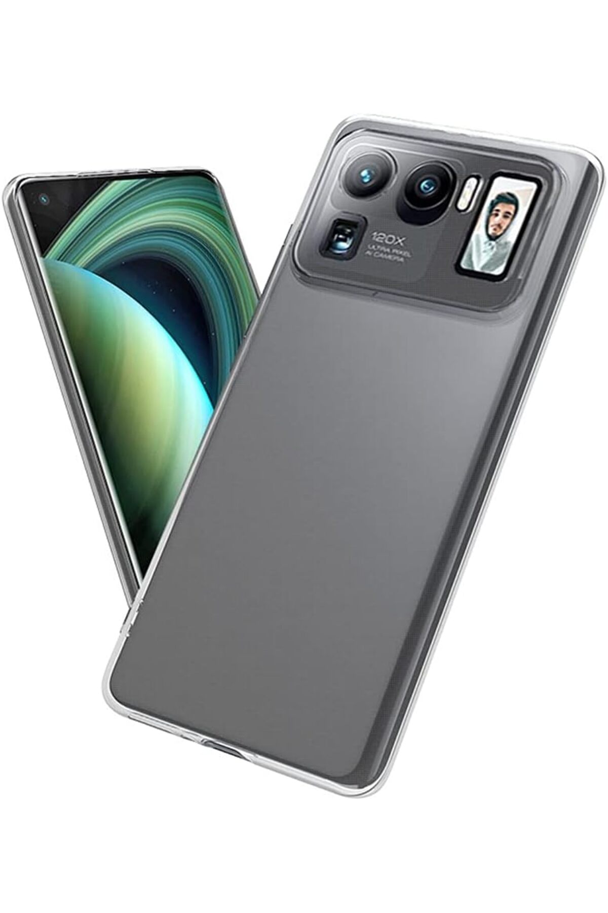 Xiaomi Mi 11 Ultra Uyumlu Kılıf Şeffaf 3d Kamera Korumalı Renksiz Esnek Silikon Mi 11 Ultra Kapak