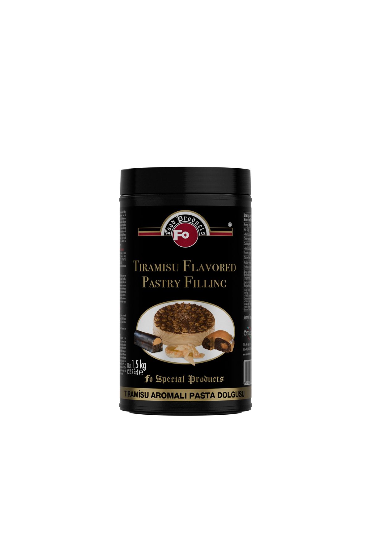FO Tiramisu Aromalı Pasta Dolgusu 1 Kg