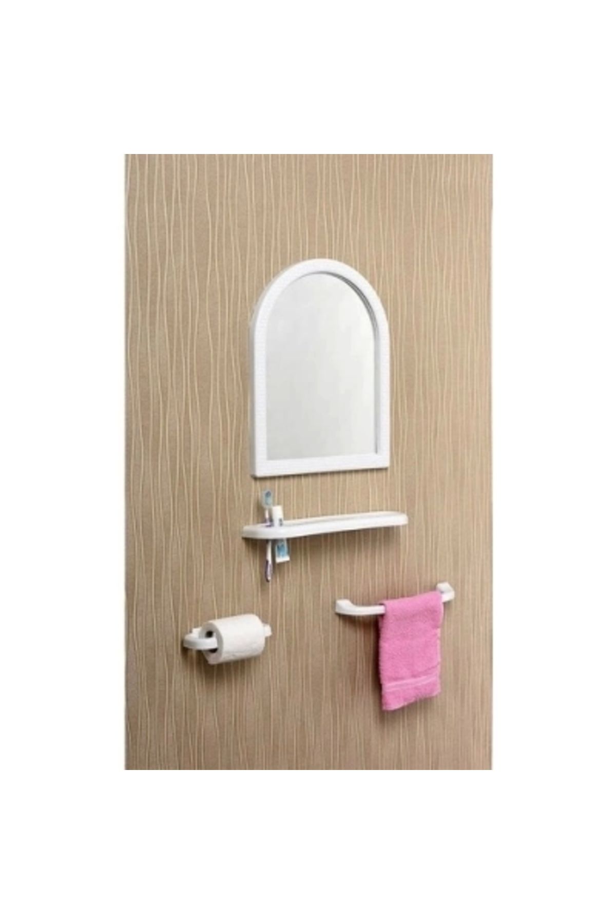 STOREMAX BEYAZ MİNİ AYNA SETİ (5047)