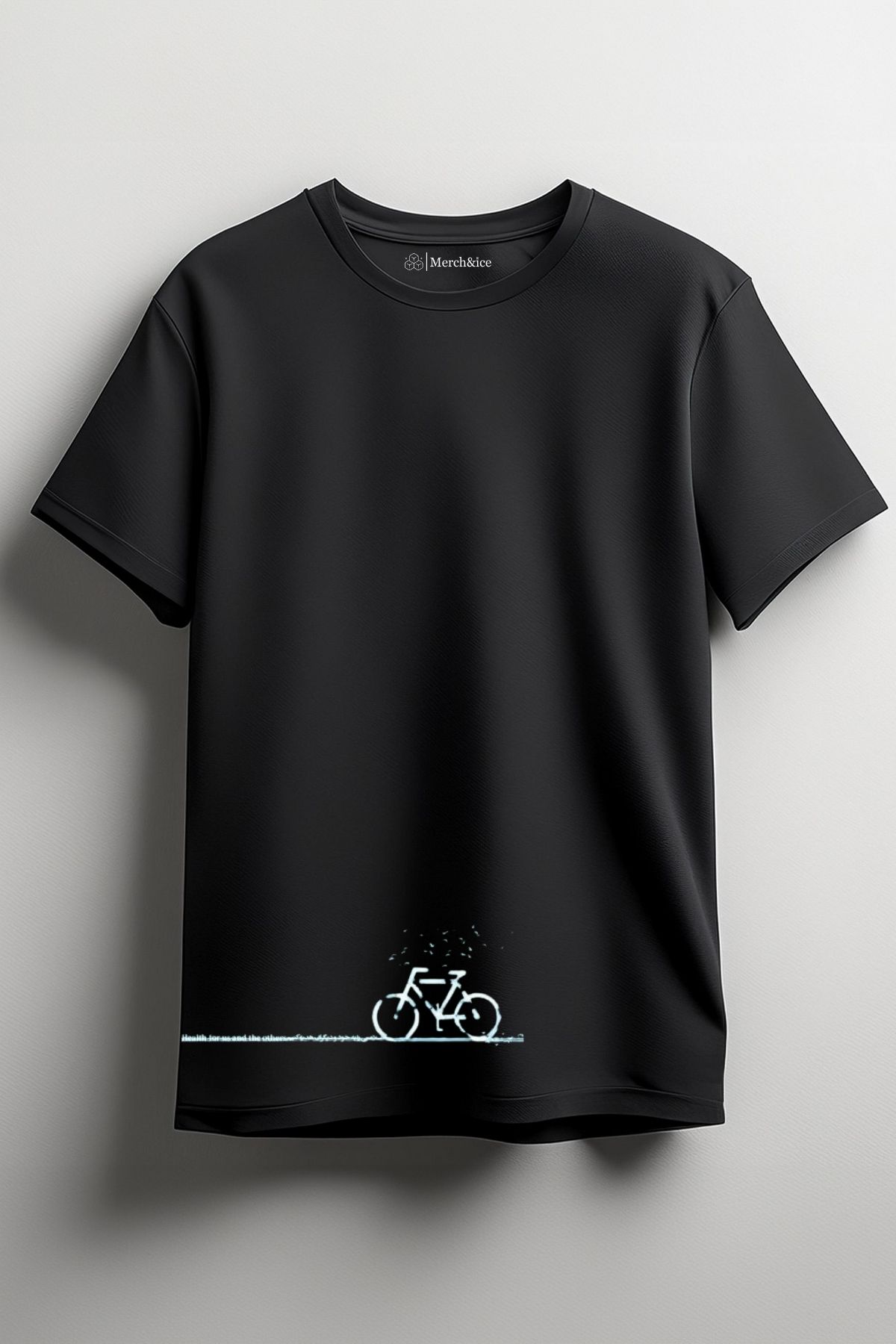 Merch&ice Bisiklet Yolu Baskılı Unisex T-Shirt